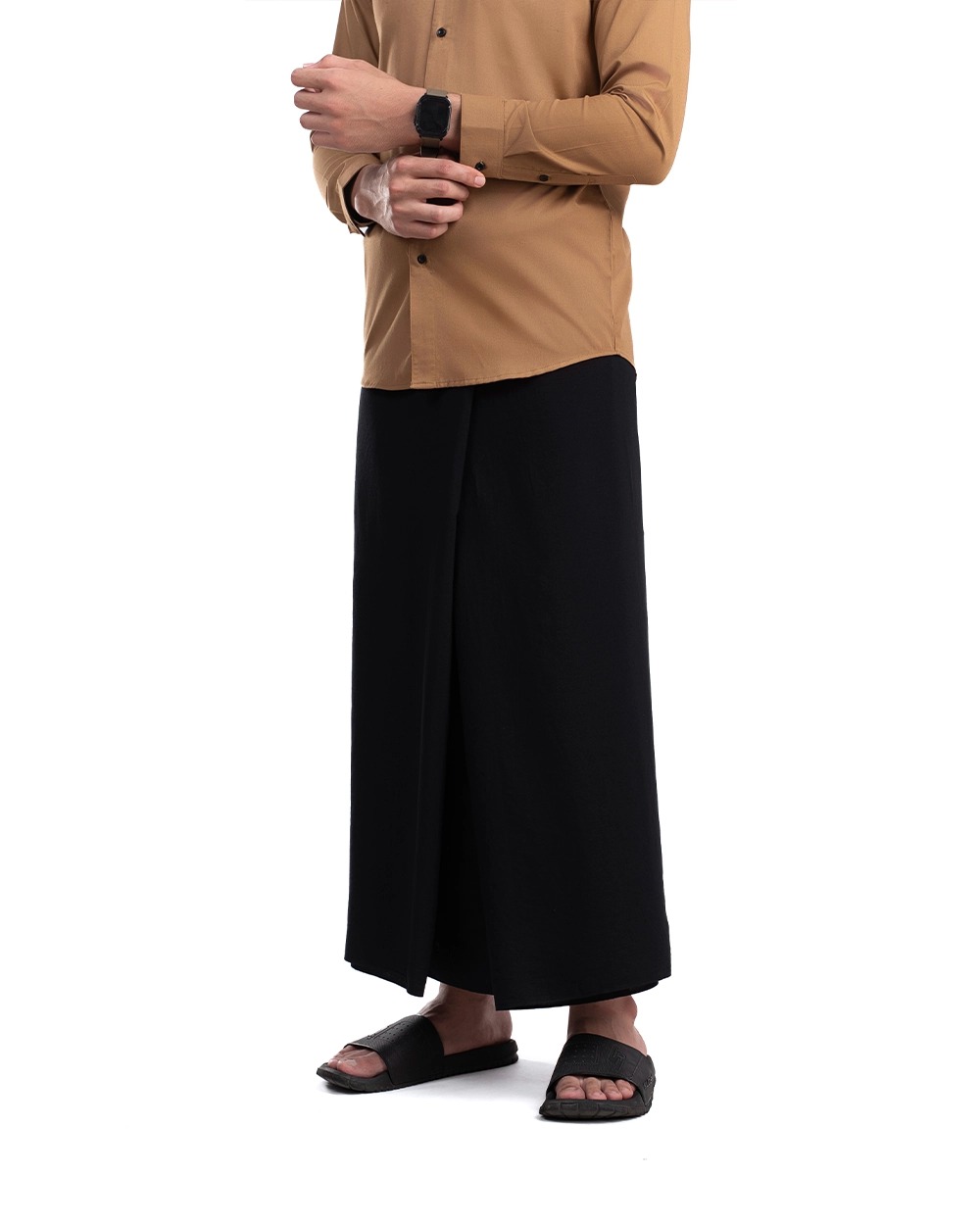 Sarung Polos Black dan Navy