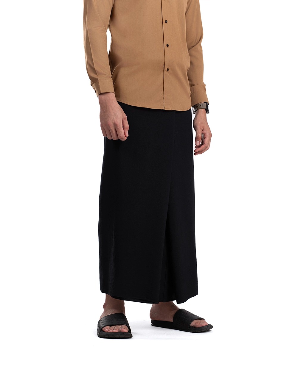 Sarung Polos Black dan Navy