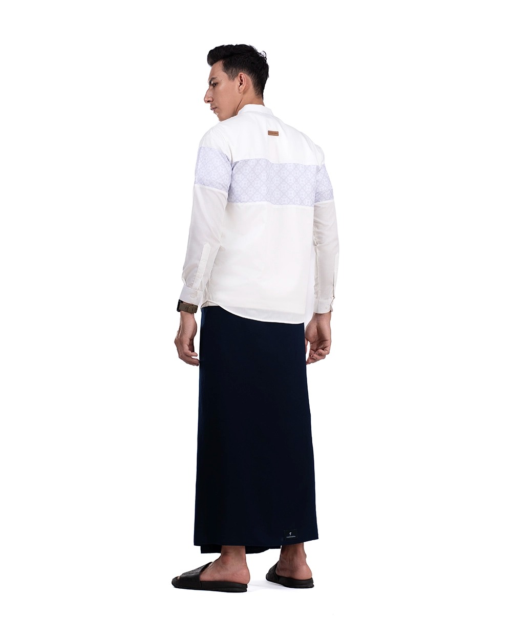 Sarung Polos Black dan Navy