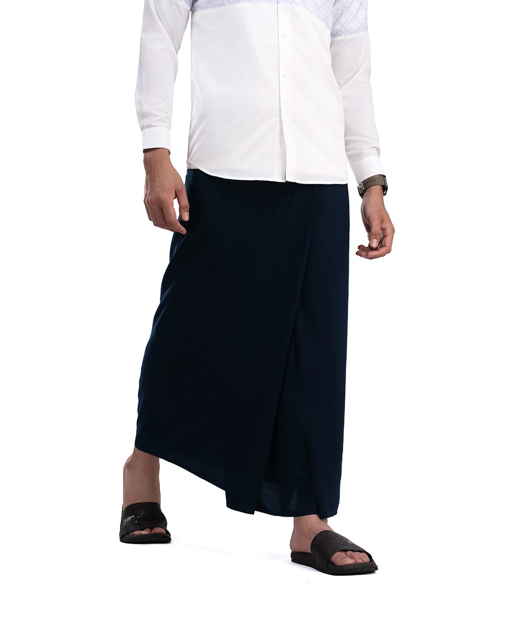 Sarung Polos Black dan Navy