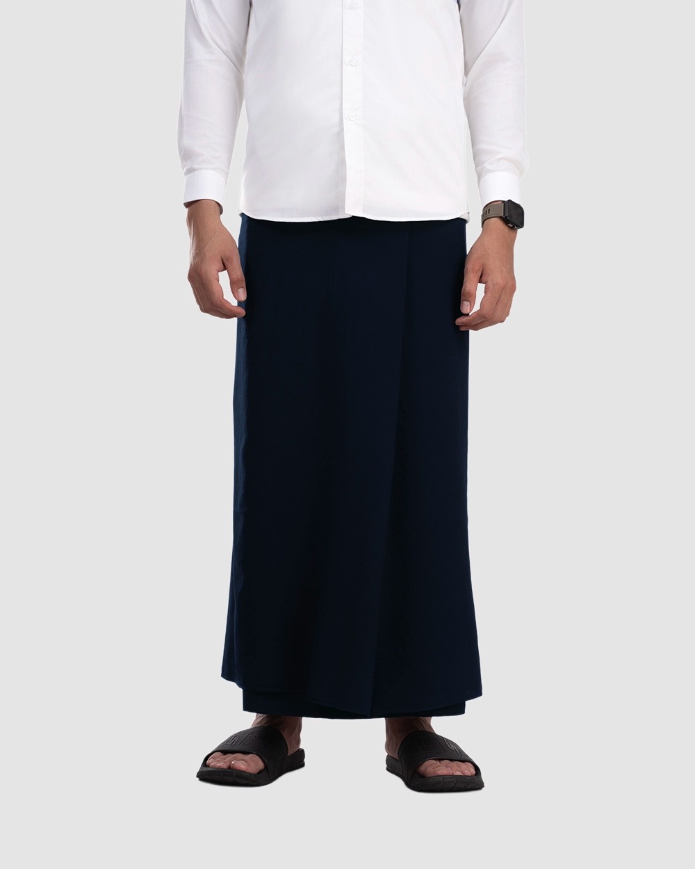 Sarung Polos Black dan Navy
