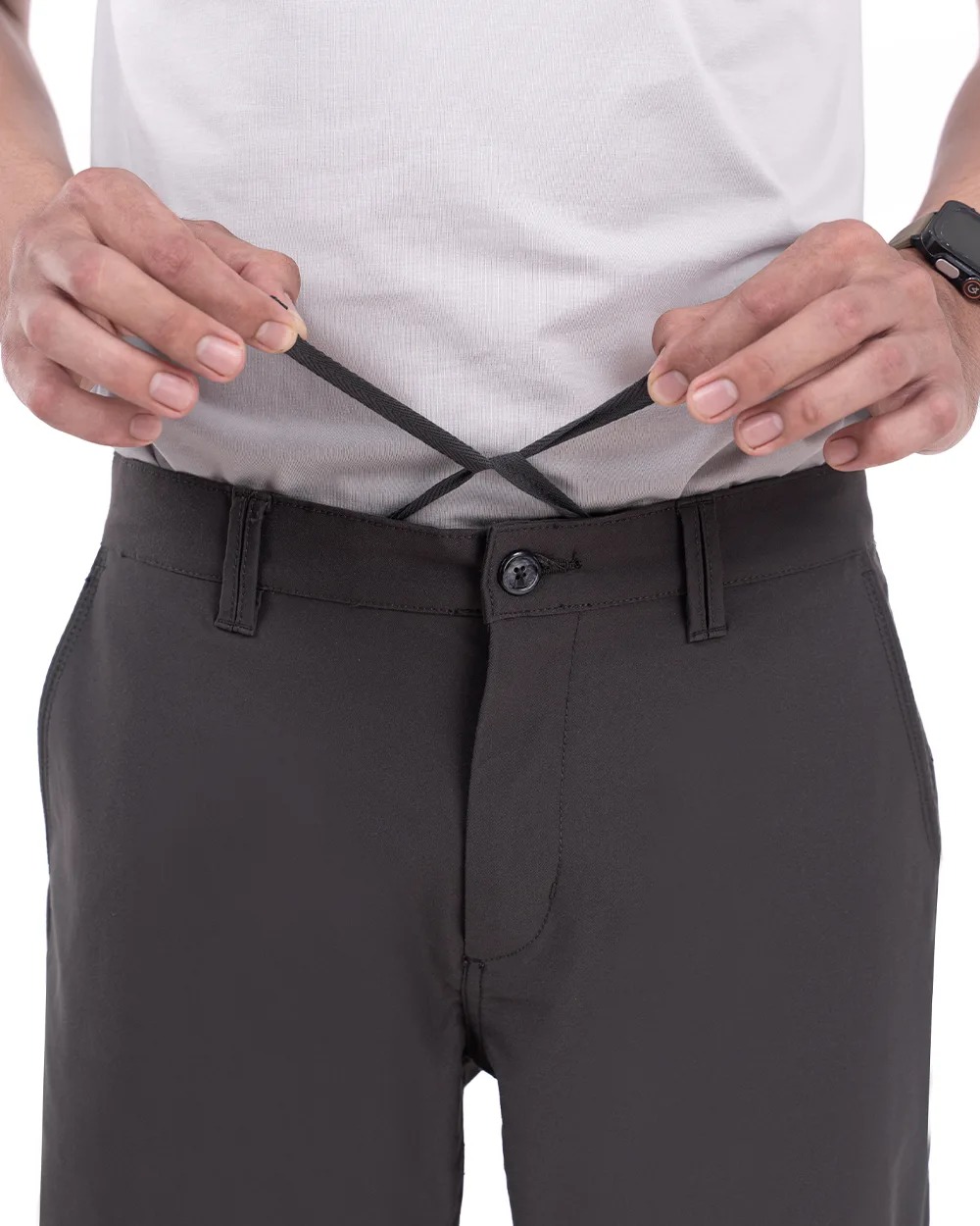 Sayed Chinos Dark Grey