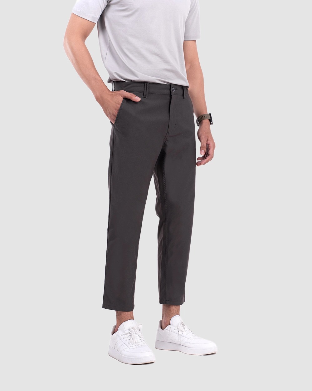 Sayed Chinos Dark Grey