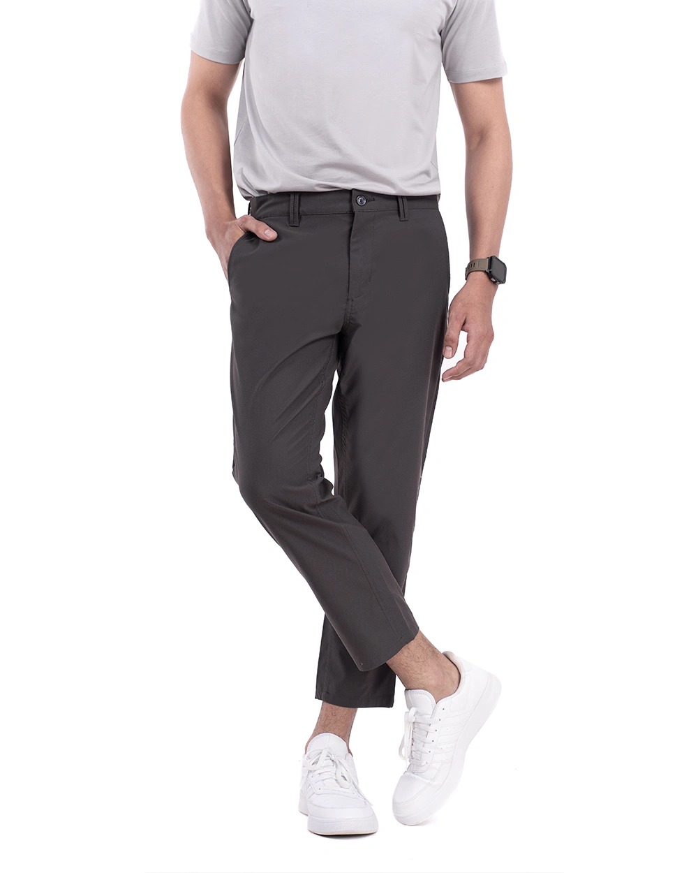 Sayed Chinos Dark Grey