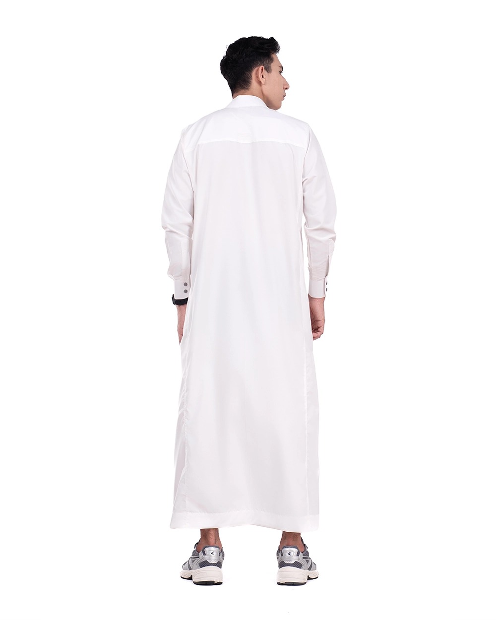 Elquds Thobe Black dan Broken White