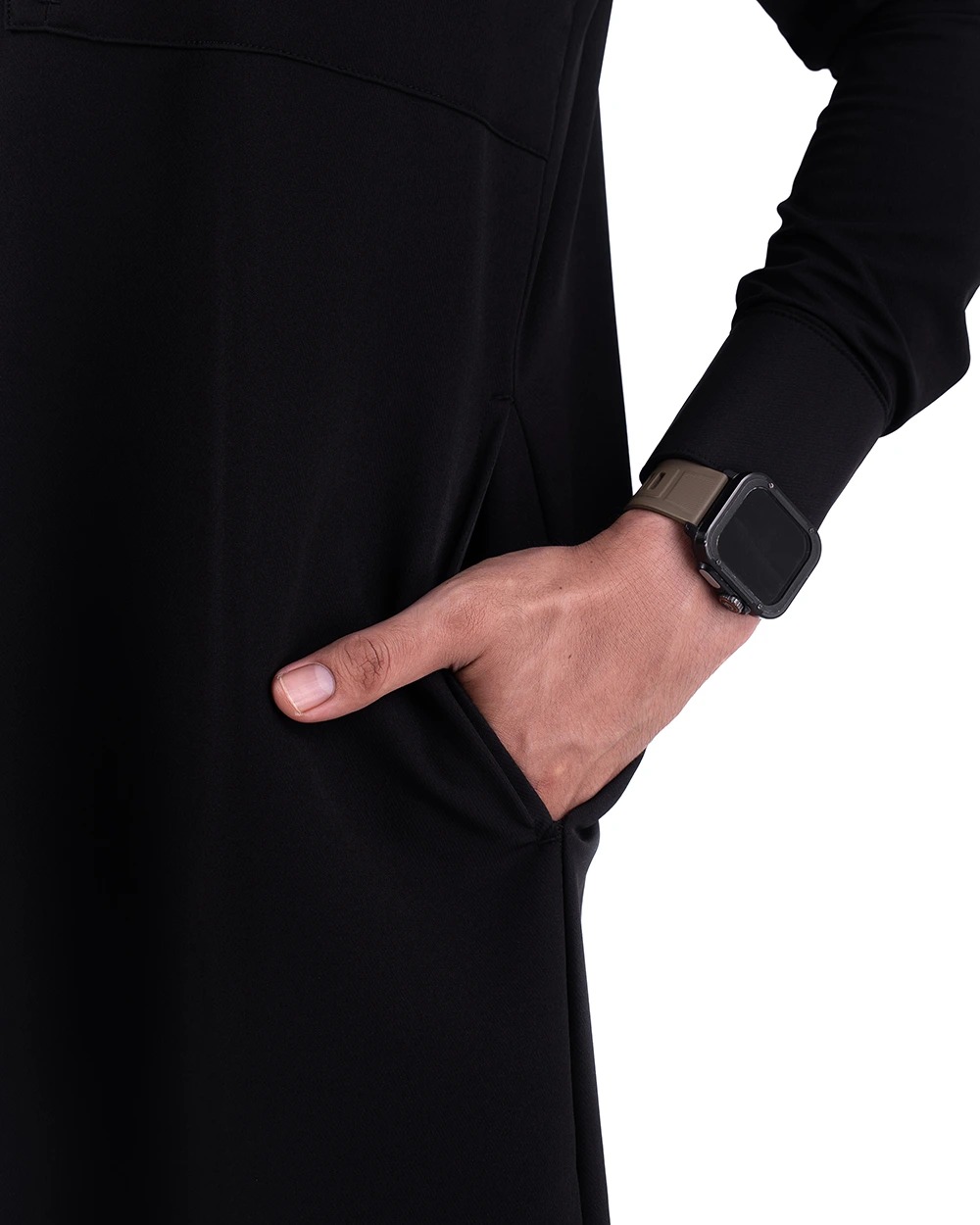 Elquba Thobe Black dan Broken White