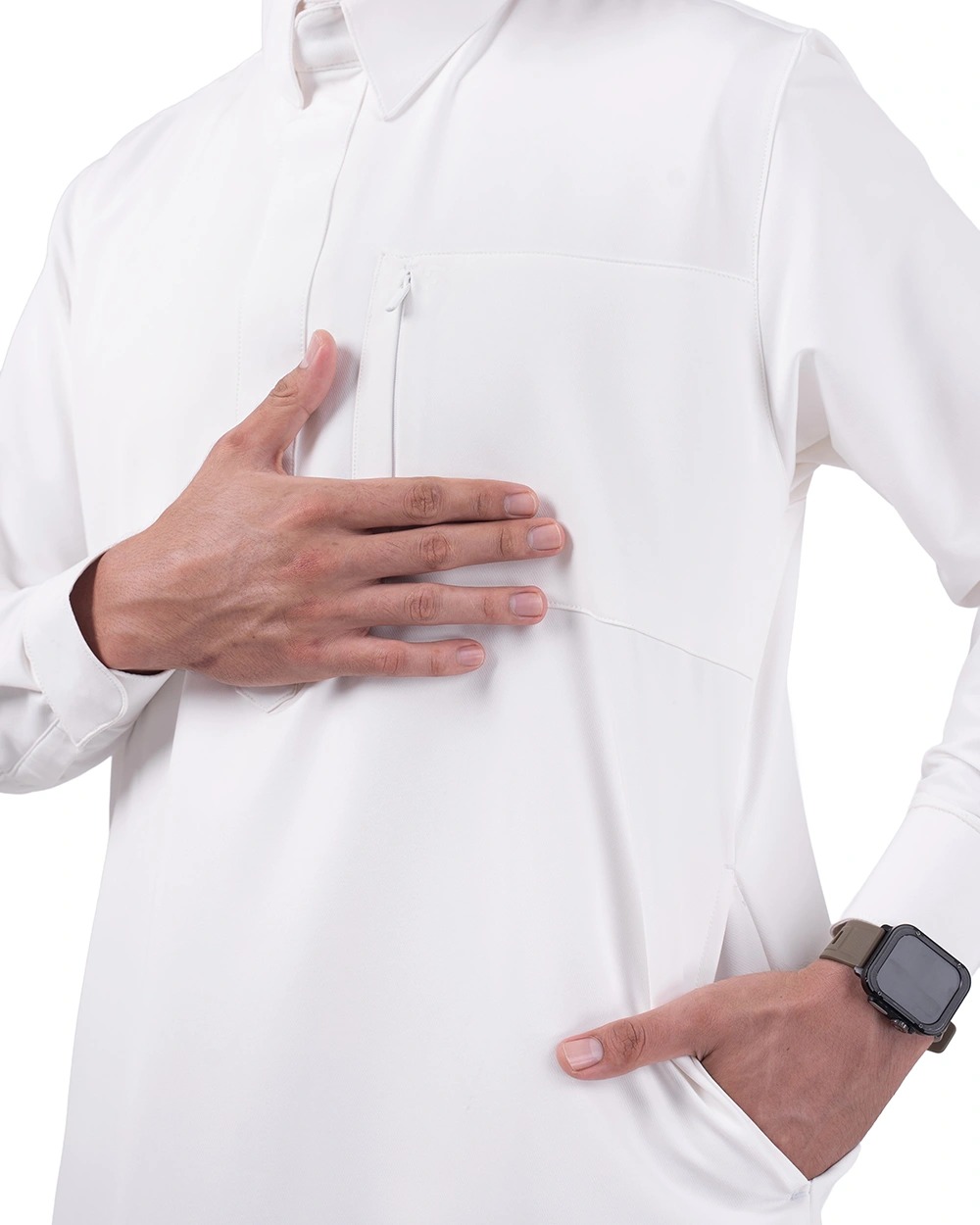Elquba Thobe Black dan Broken White