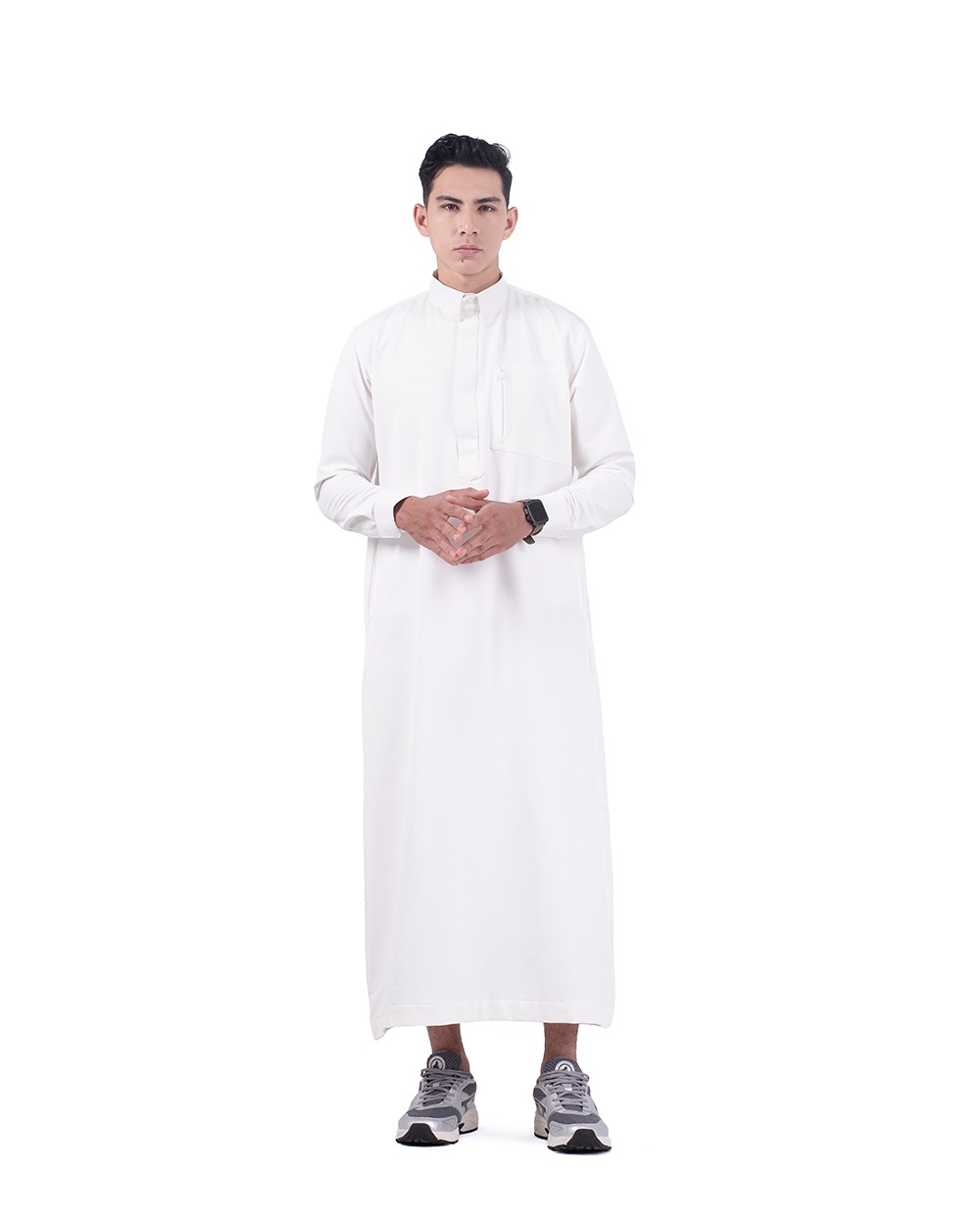 Elquba Thobe Black dan Broken White
