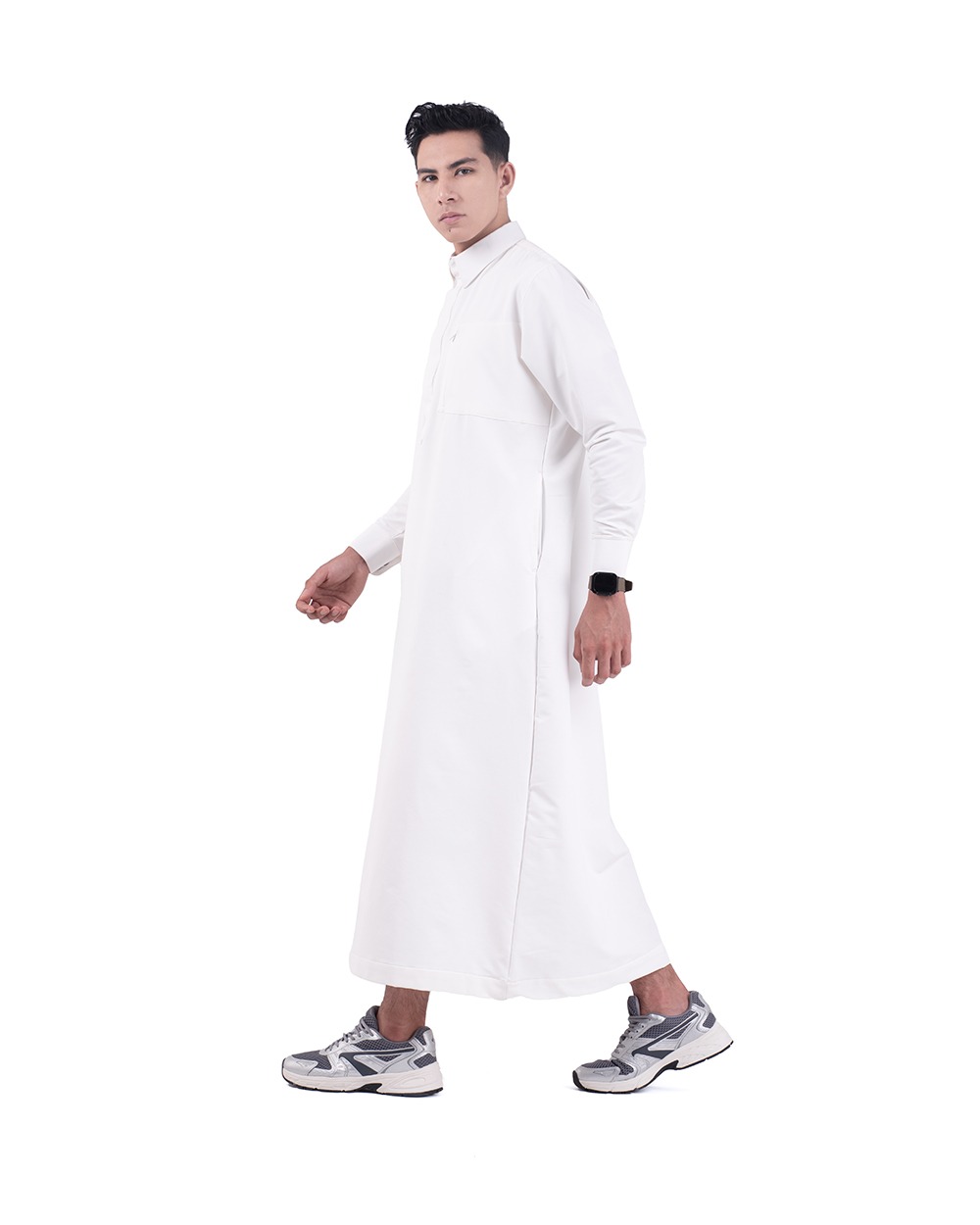 Elquba Thobe Black dan Broken White