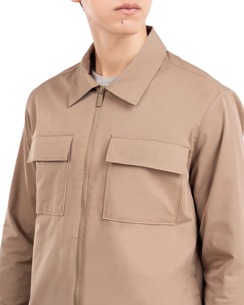 Uthman 3.0 Utility Stretch Jacket Light Grey, Black, dan Golden Brown