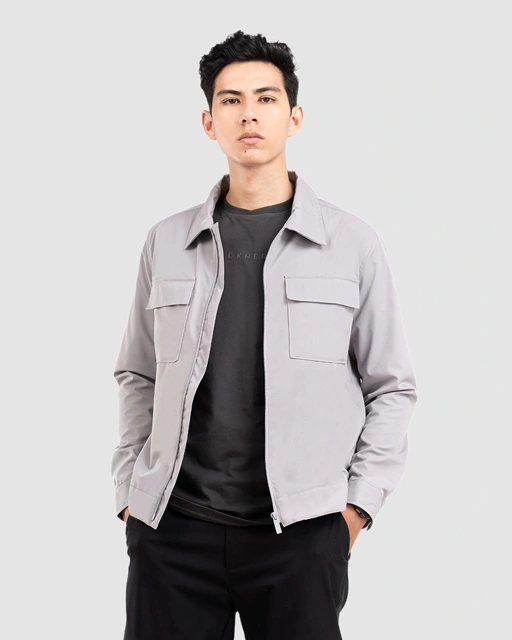 Uthman 3.0 Utility Stretch Jacket Light Grey, Black, dan Golden Brown