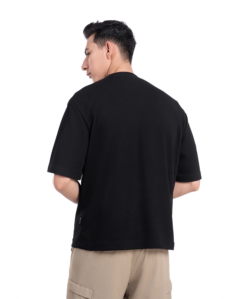Lightweight Valdan T-Shirt Oversized Black, Brown, Beige