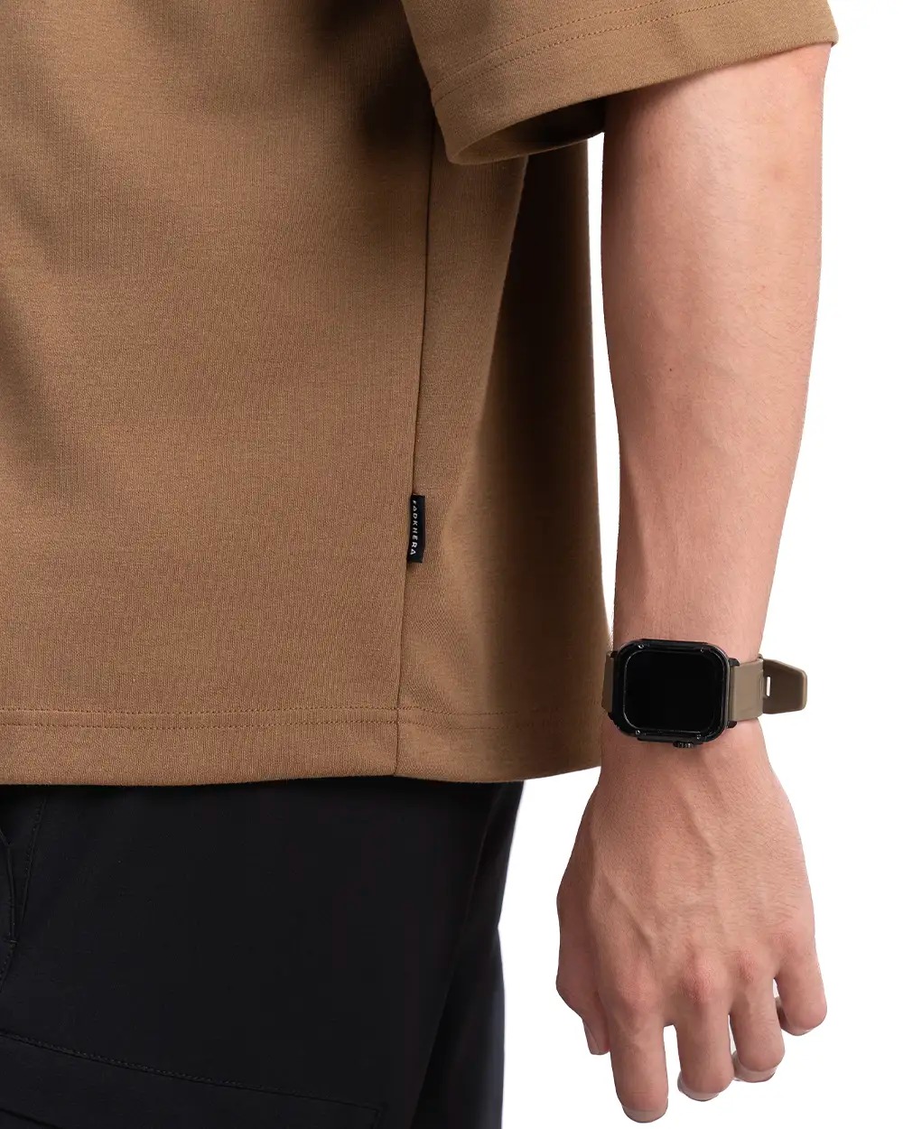 Lightweight Valdan T-Shirt Oversized Black, Brown, Beige