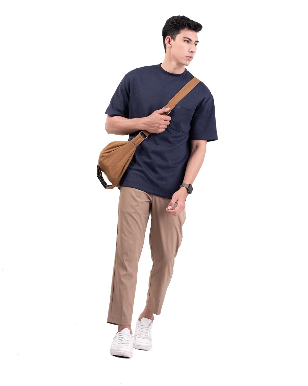 Coolbreeze Xaver 2.0 T-Shirt Oversized Khaki, Navy, White, dan Black