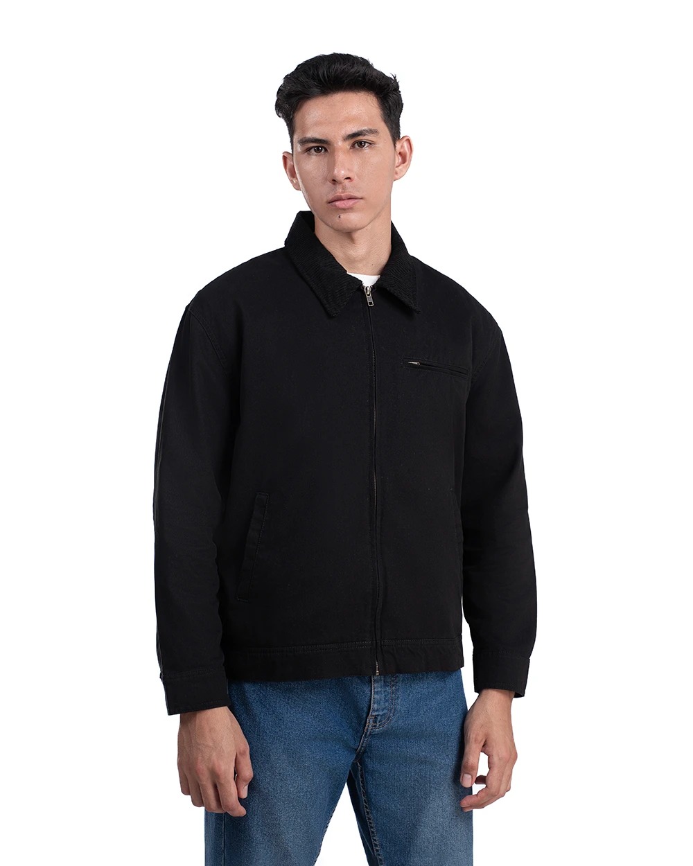 Zaen Work Jacket Khaki dan Black