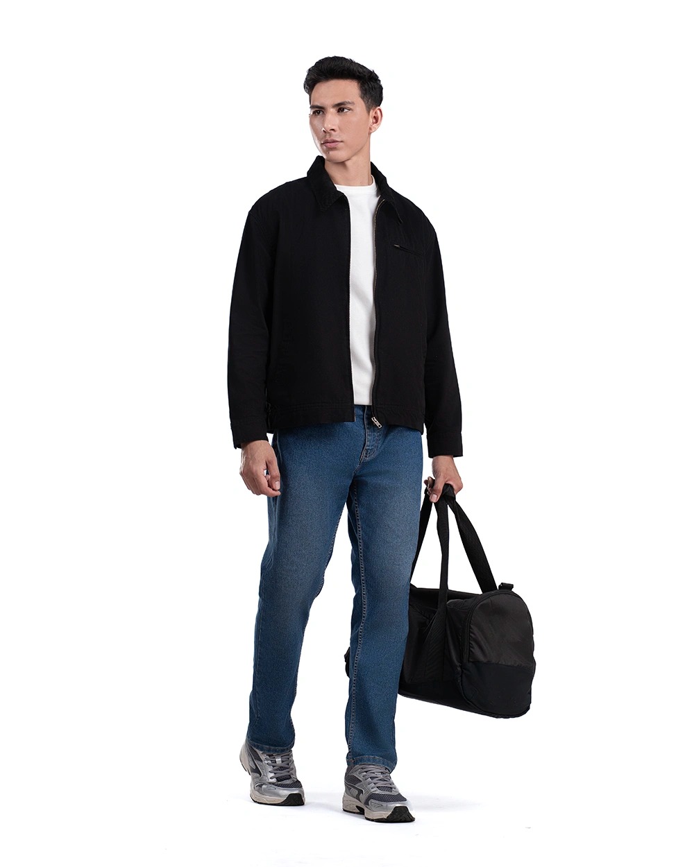 Zaen Work Jacket Khaki dan Black
