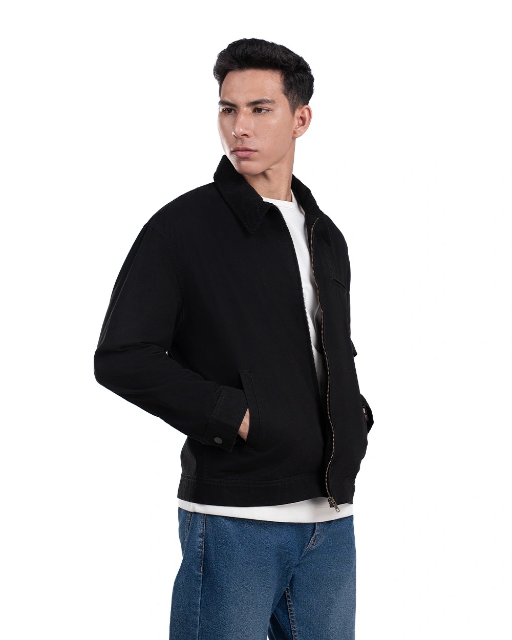 Zaen Work Jacket Khaki dan Black