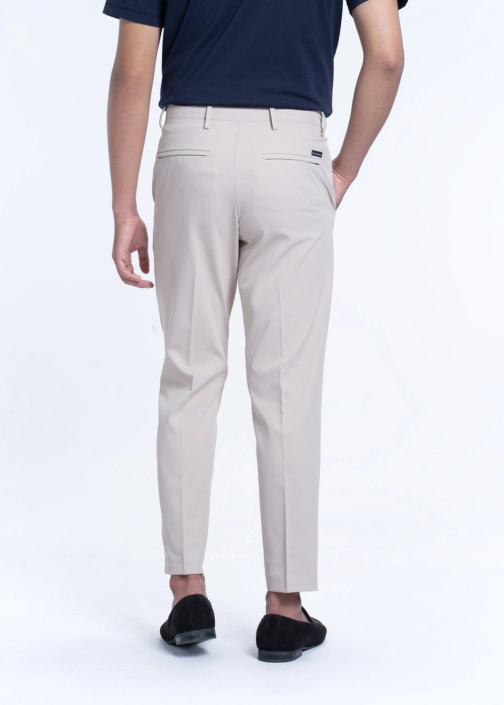 Celana Ankle Pants Pria Fadkhera Maaz Dark Khaki, Sand, Dark Grey, Black, dan Grey