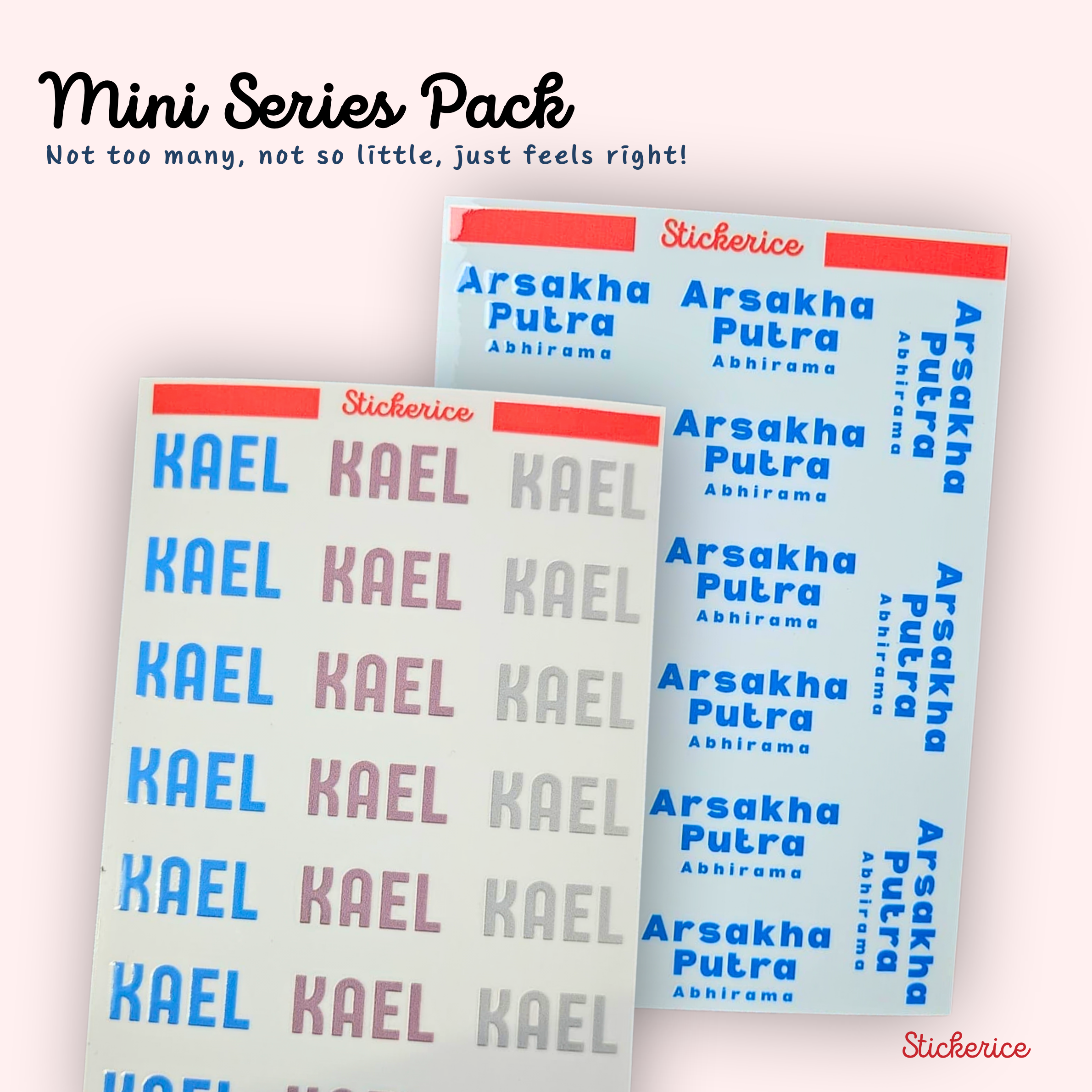 Sticker Label Custom Anti Air - Mini Size (10 x 14cm)