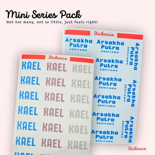Sticker Label Custom Anti Air - Mini Size (10 x 14cm)