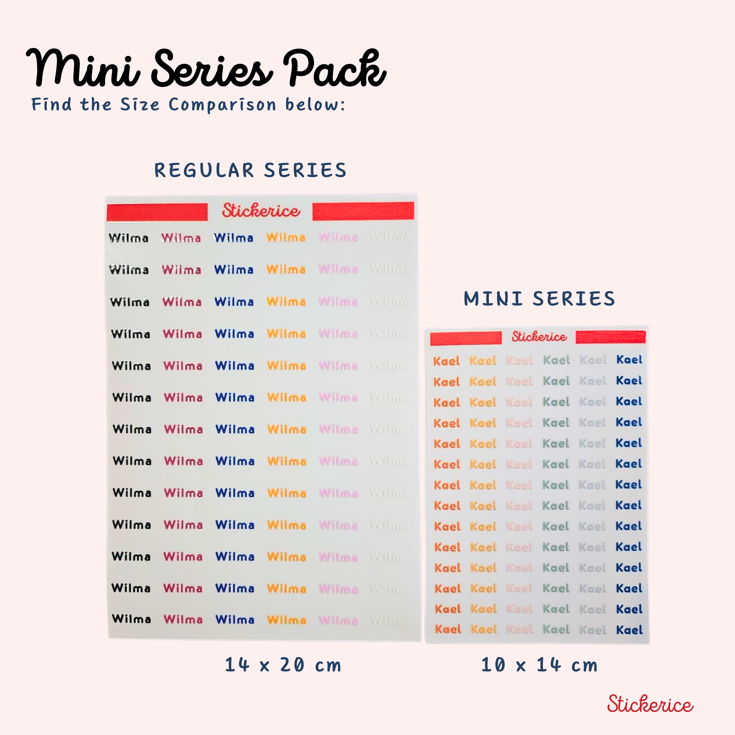 Sticker Label Custom Anti Air - Mini Size (10 x 14cm)