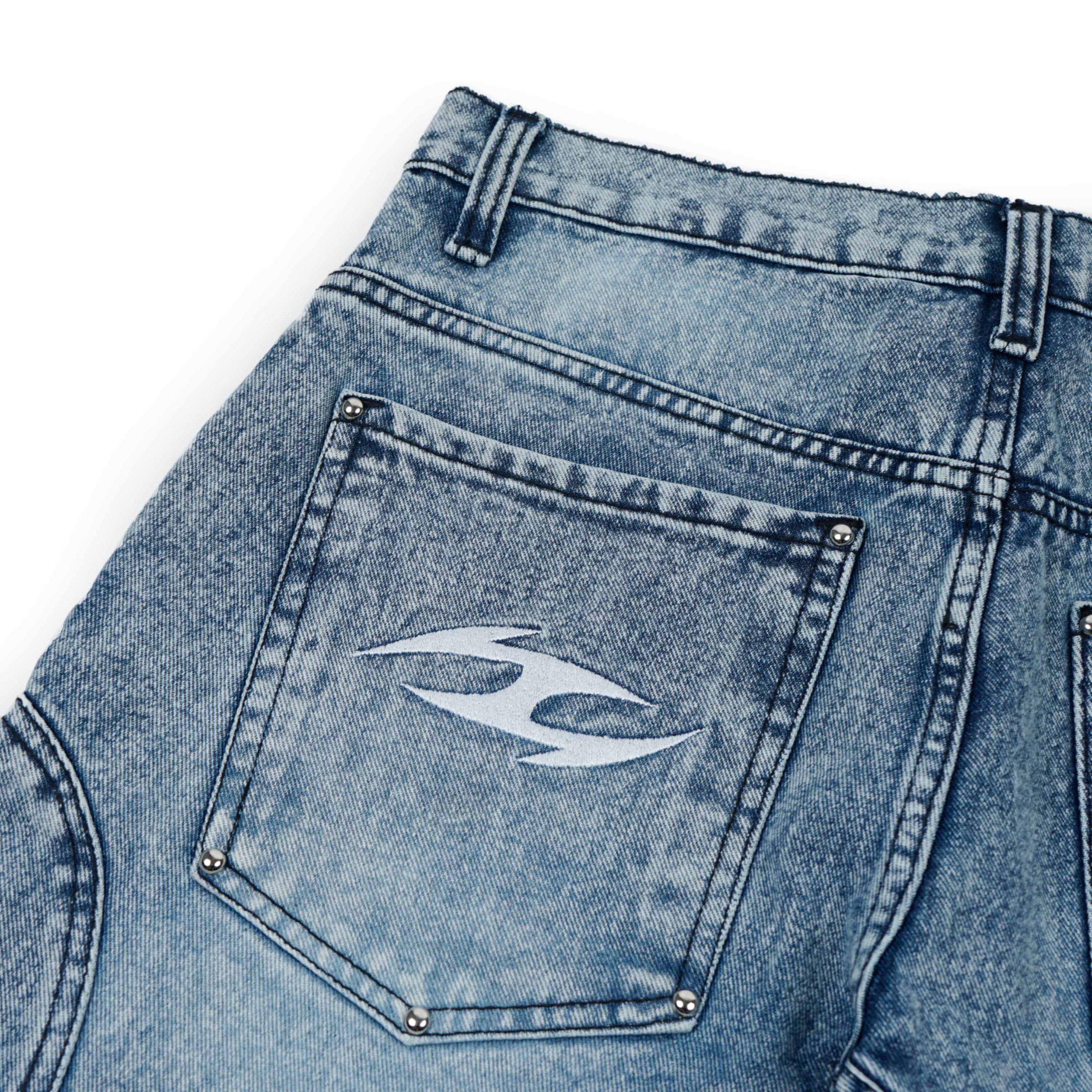VERSANUE - JORTS DISTRESSED