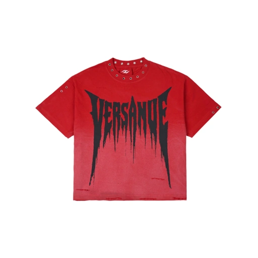 VERSANUE - CYBER PIERCED CRIMSON RED TEE