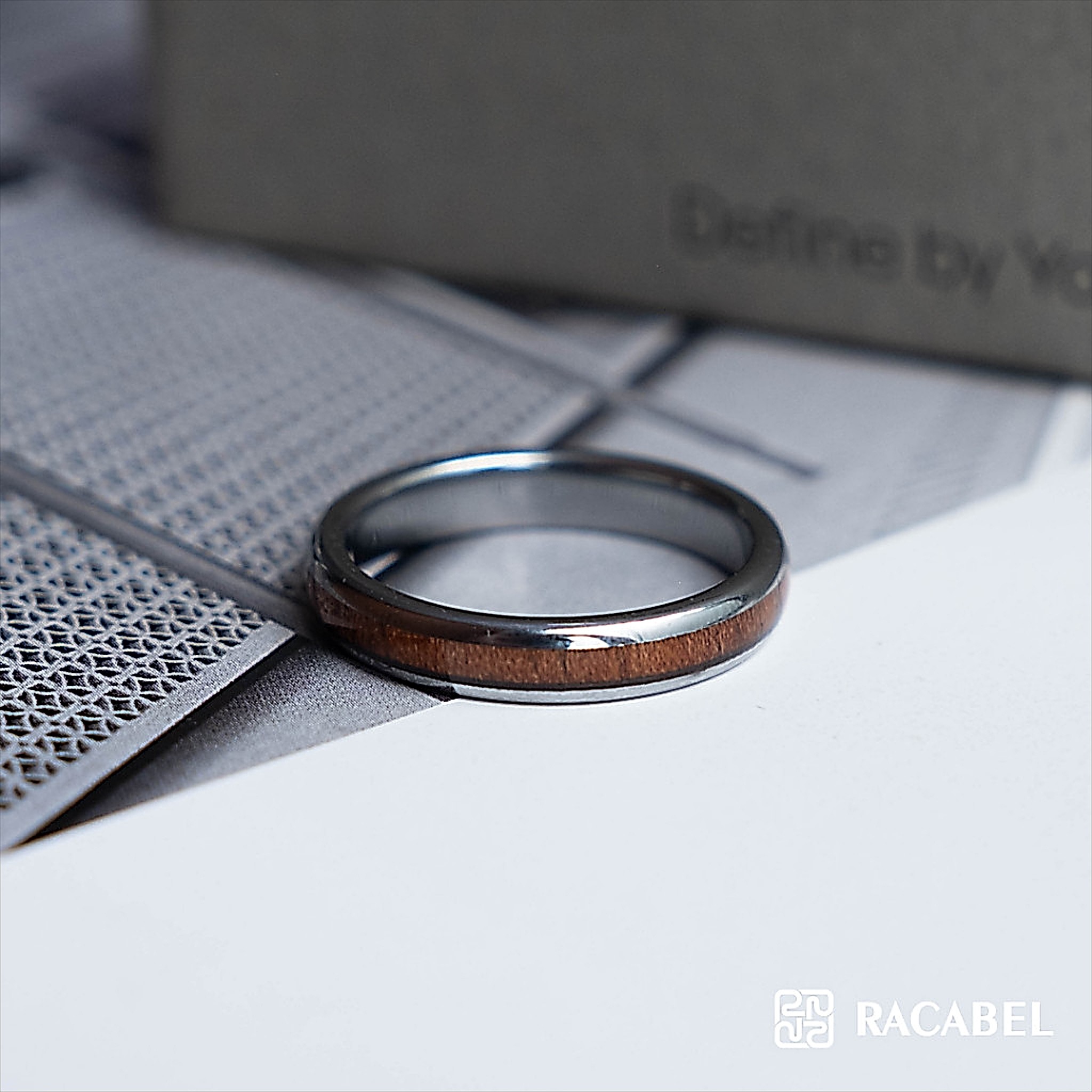 Racabel Argon Silver Ring – Cincin Tungsten Pria Wanita Silver Anti Karat
