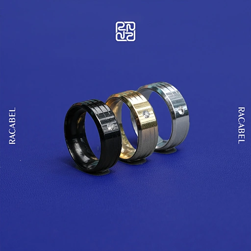 Racabel Astra Ring - Cincin Pria Wanita Titanium Anti Karat