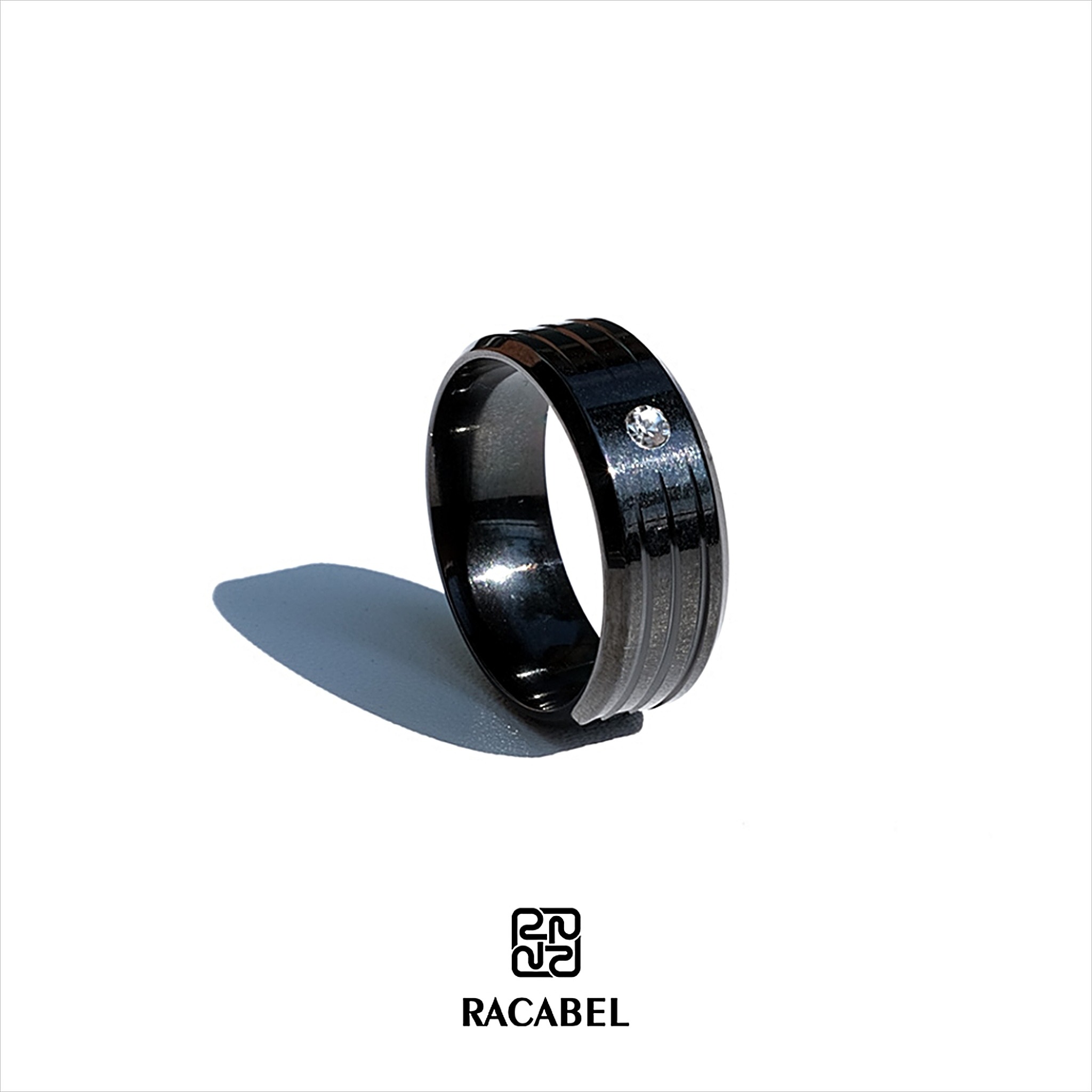 Racabel Astra Ring - Cincin Pria Wanita Titanium Anti Karat