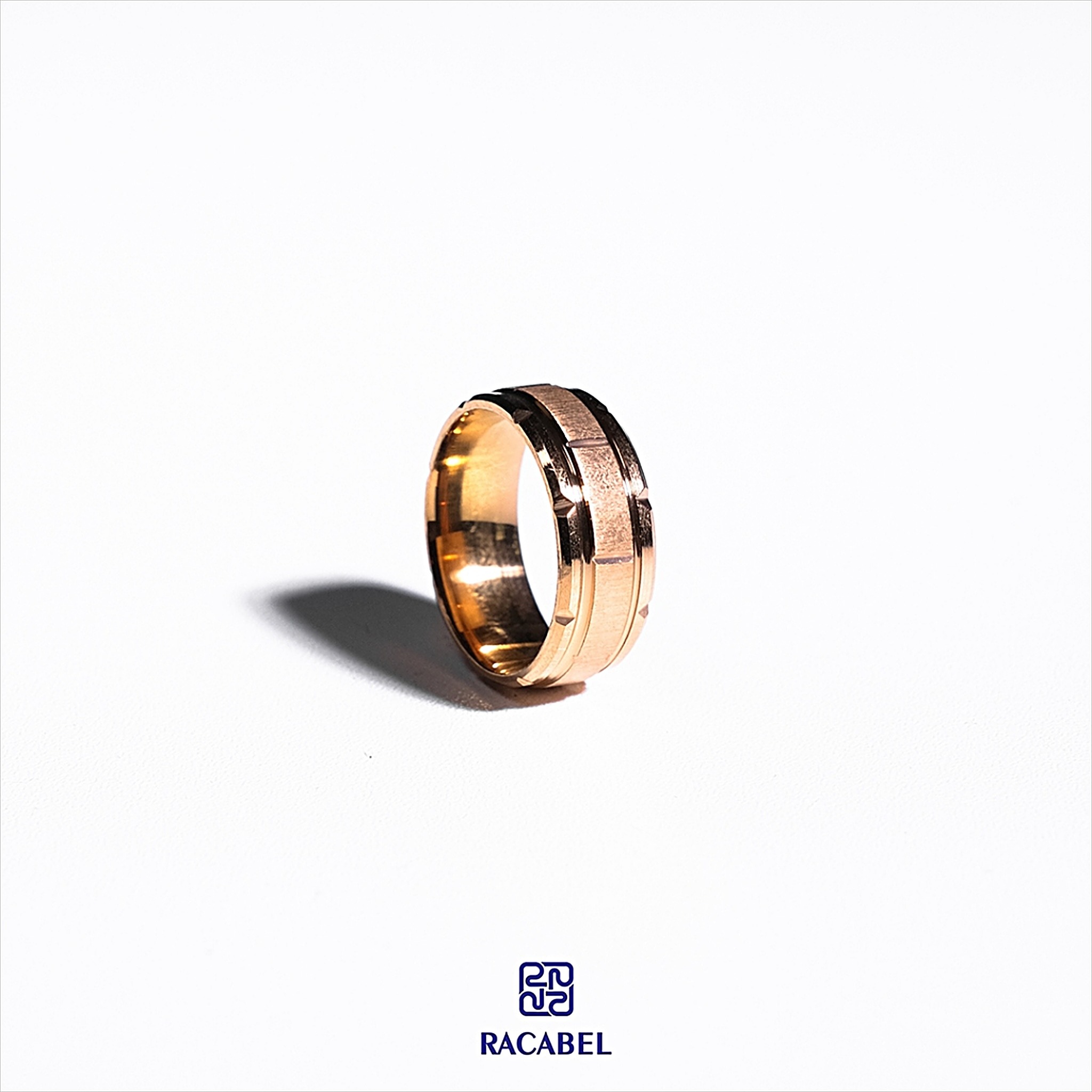 Racabel Aternus Ring - Cincin Pria Wanita Titanium Anti Karat
