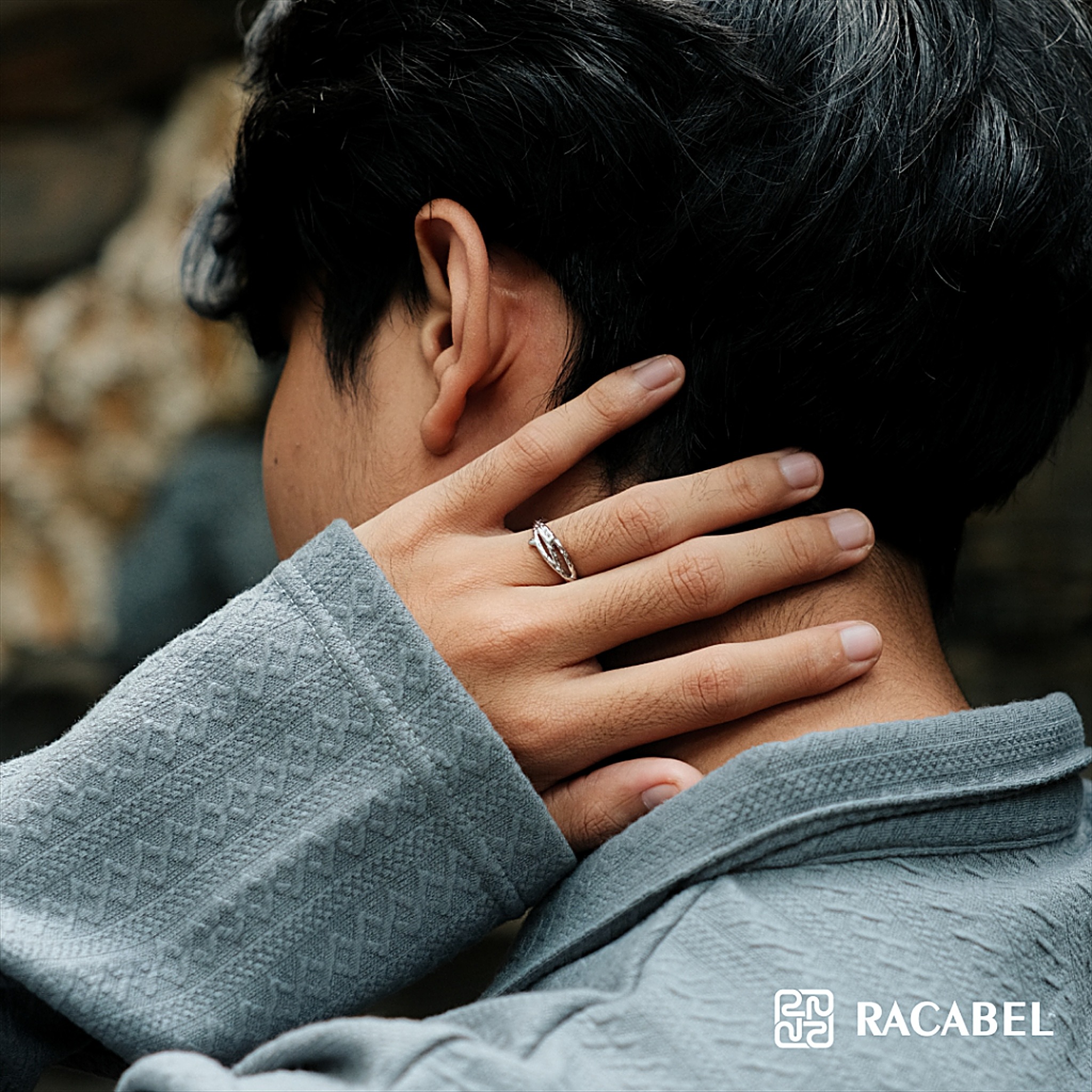 Racabel Aurelith Ring - Cincin Pria Wanita Sterling Silver 925 Anti Karat