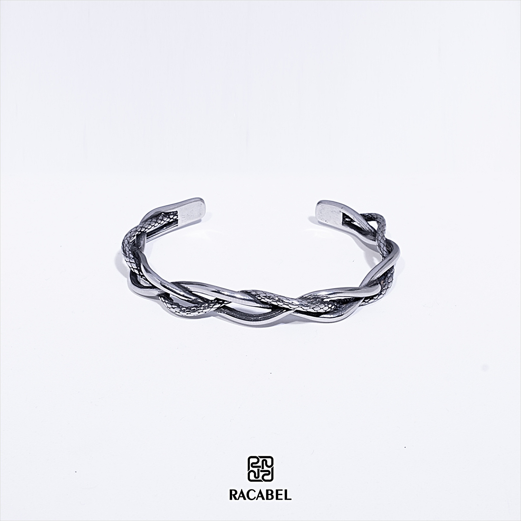 Racabel Chimera Bangle - Gelang Pria Wanita Stainless Steel Anti Karat