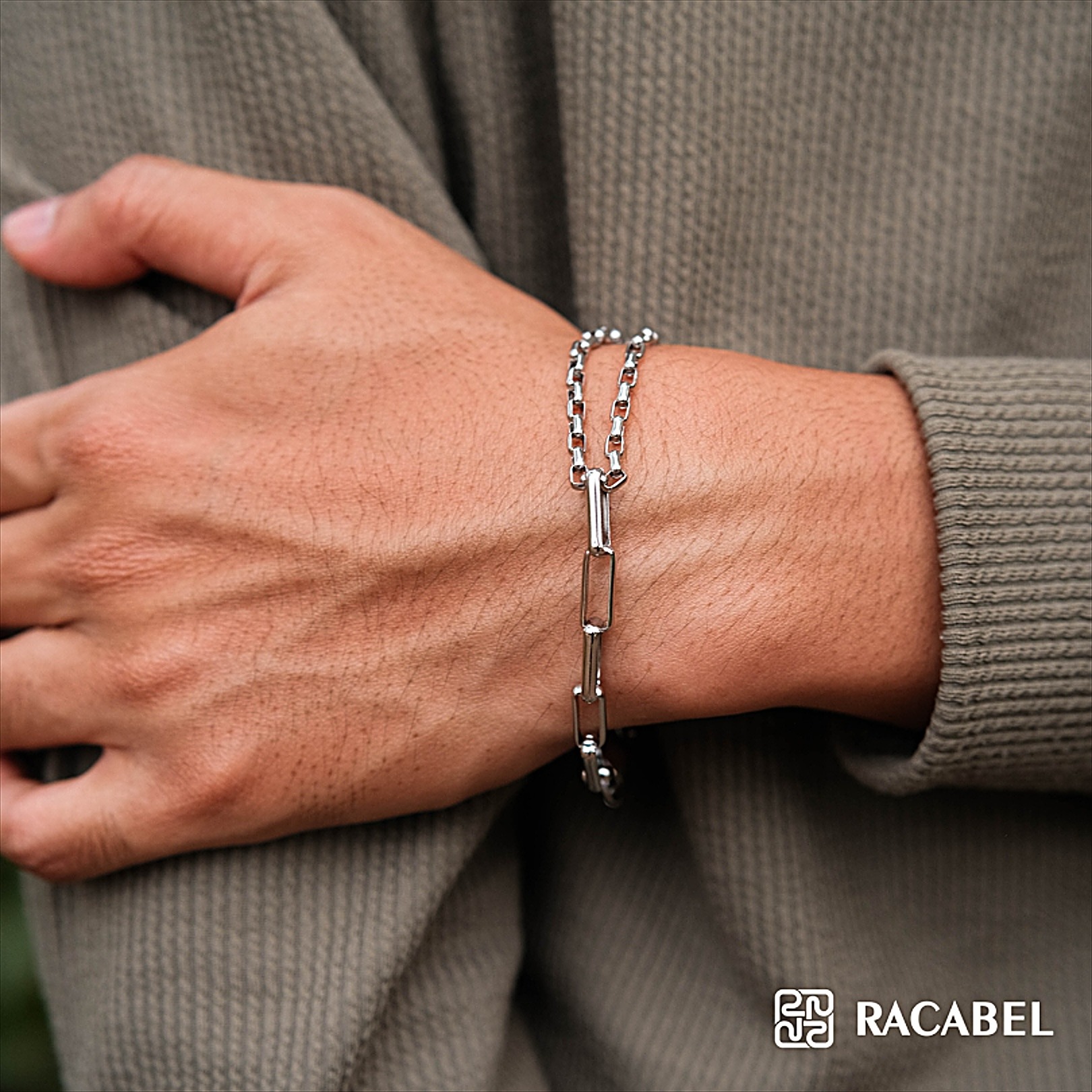 Racabel Clyne Bracelet - Gelang Tangan Anti Karat Pria & Wanita Stainless Steel - Casual Series