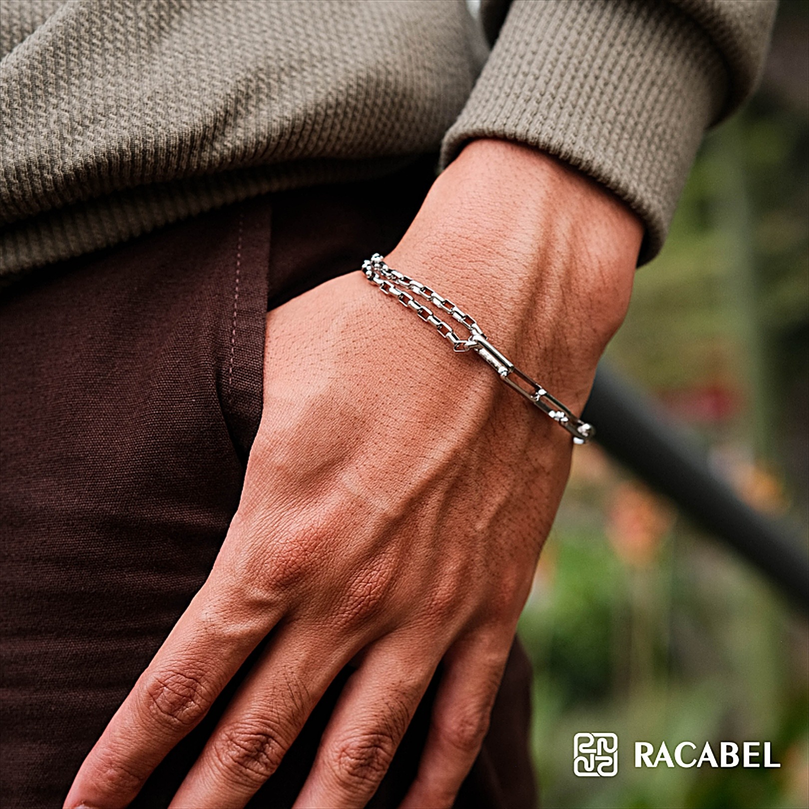 Racabel Clyne Bracelet - Gelang Tangan Anti Karat Pria & Wanita Stainless Steel - Casual Series