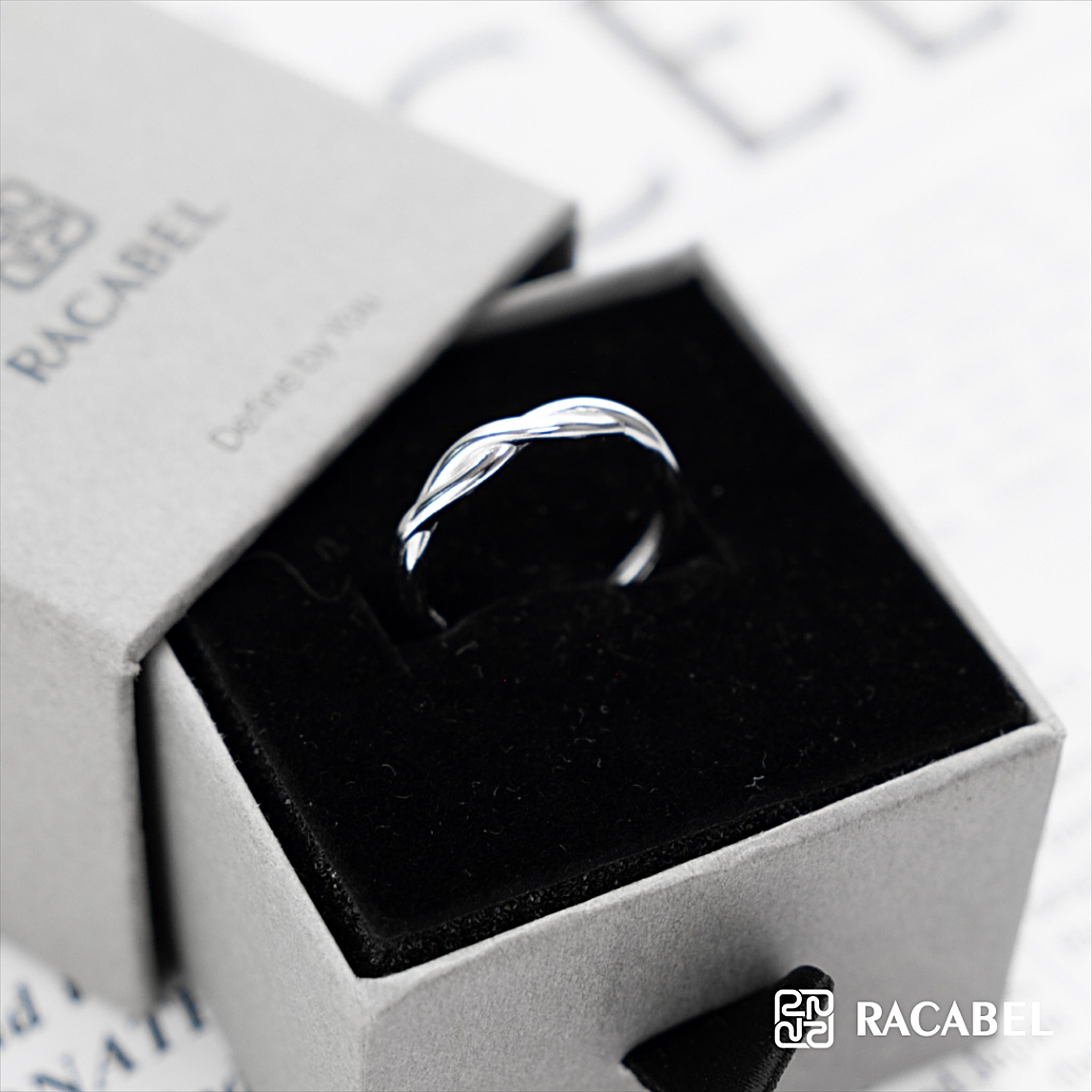 Racabel Elyze Ring - Cincin Pria Wanita Perak Asli Silver 999 Anti Karat