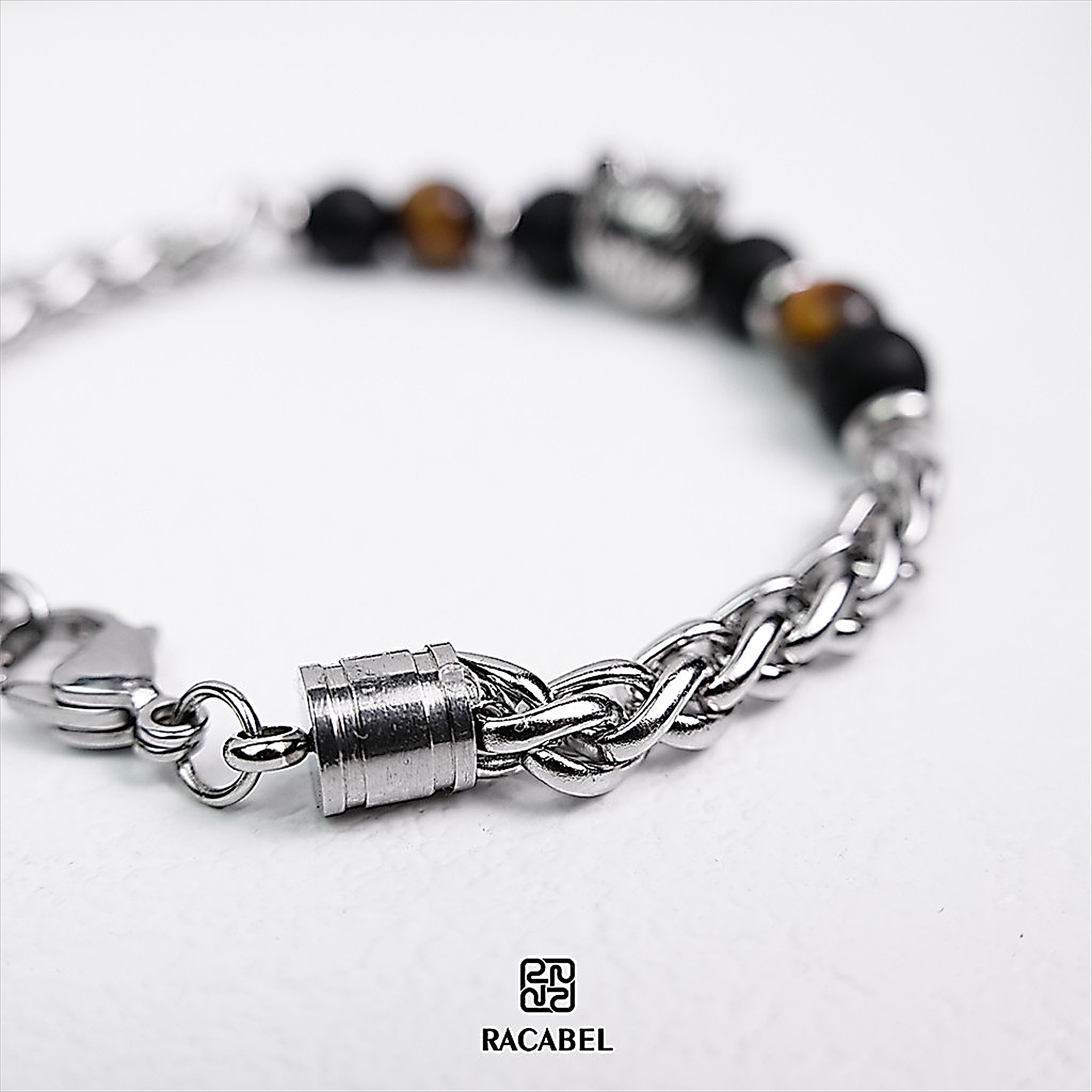 Racabel Fenrir Bracelet - Gelang Batu Alam untuk Pria