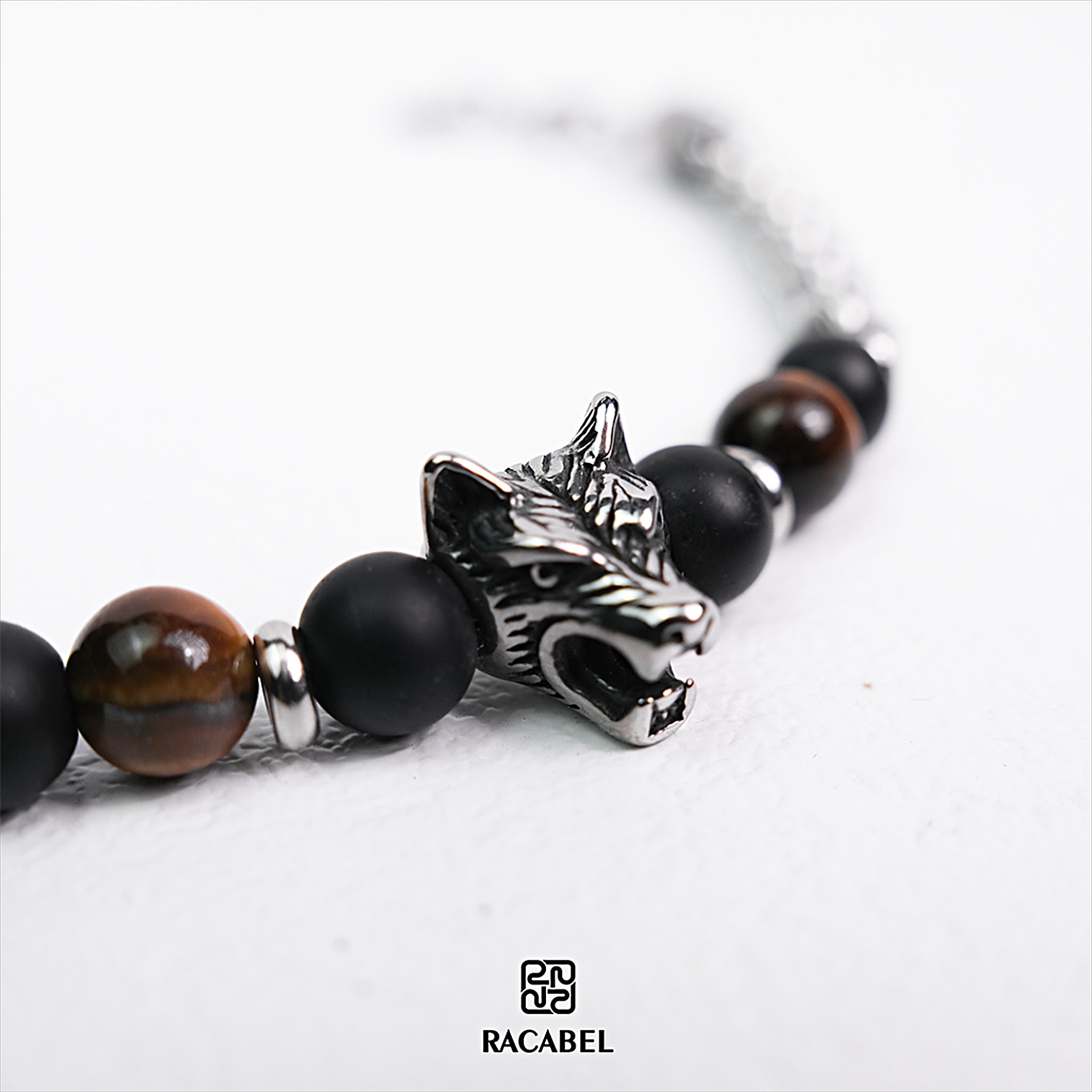 Racabel Fenrir Bracelet - Gelang Batu Alam untuk Pria
