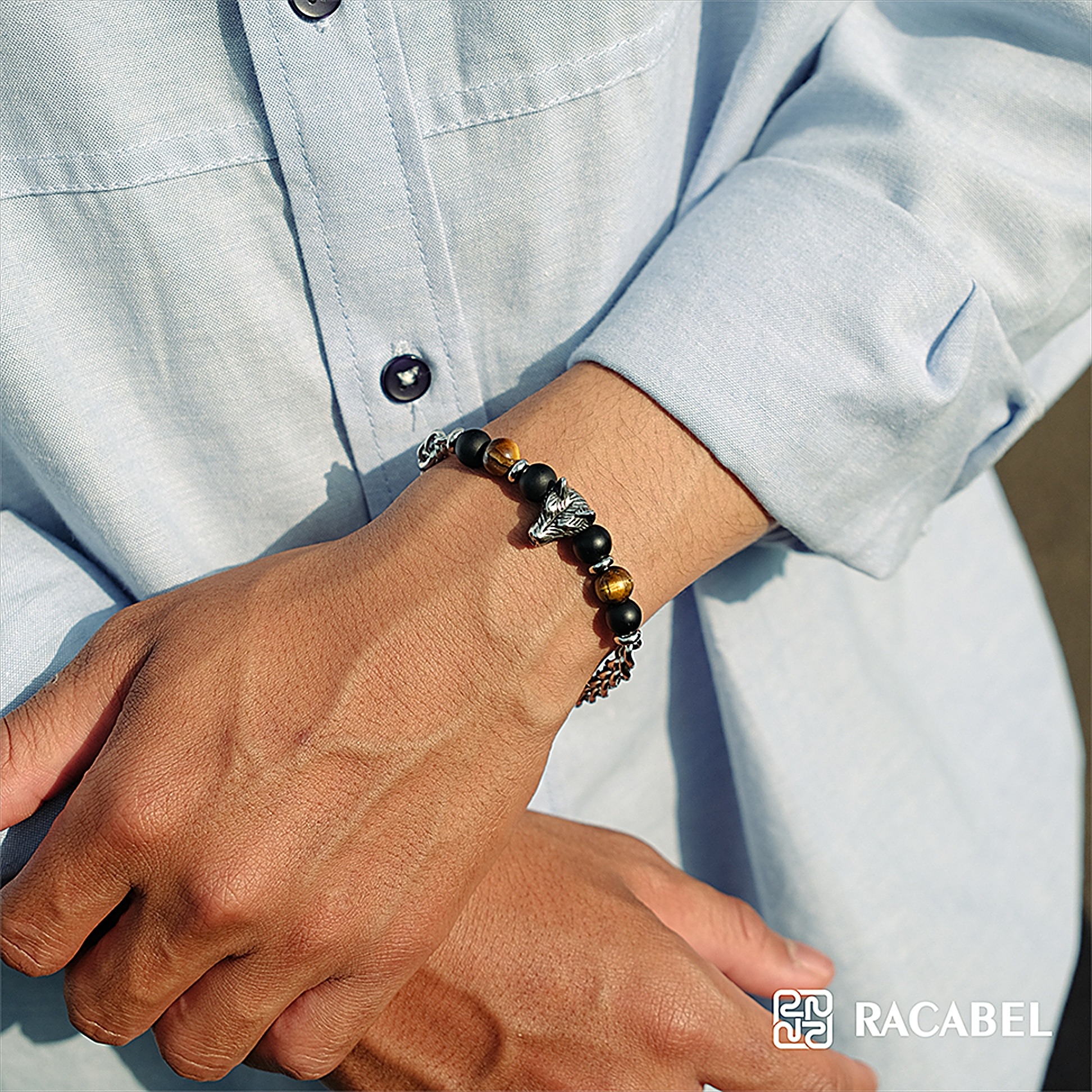 Racabel Fenrir Bracelet - Gelang Batu Alam untuk Pria