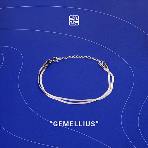 Racabel Gamelius Bracelet - Gelang Tangan Anti Karat Pria & Wanita Stainless Steel - Casual Series