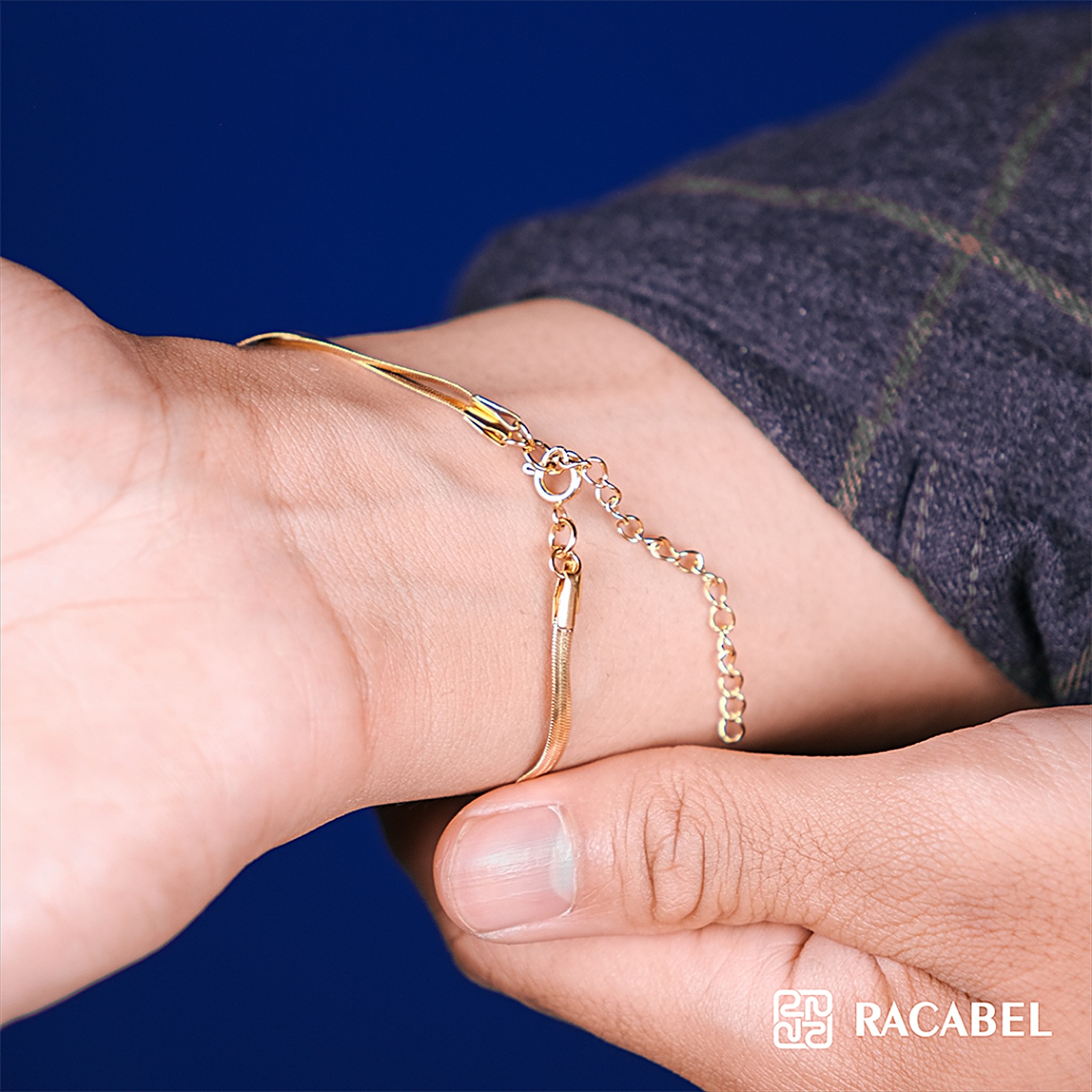 Racabel Gamelius Bracelet - Gelang Tangan Anti Karat Pria & Wanita Stainless Steel - Casual Series