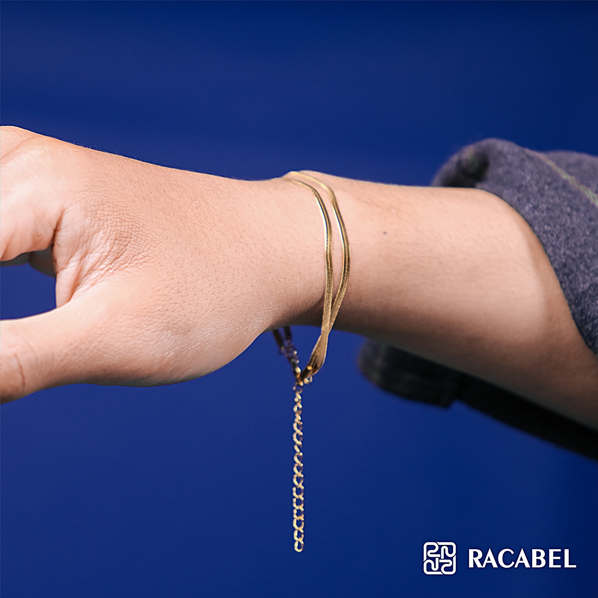 Racabel Gamelius Bracelet - Gelang Tangan Anti Karat Pria & Wanita Stainless Steel - Casual Series