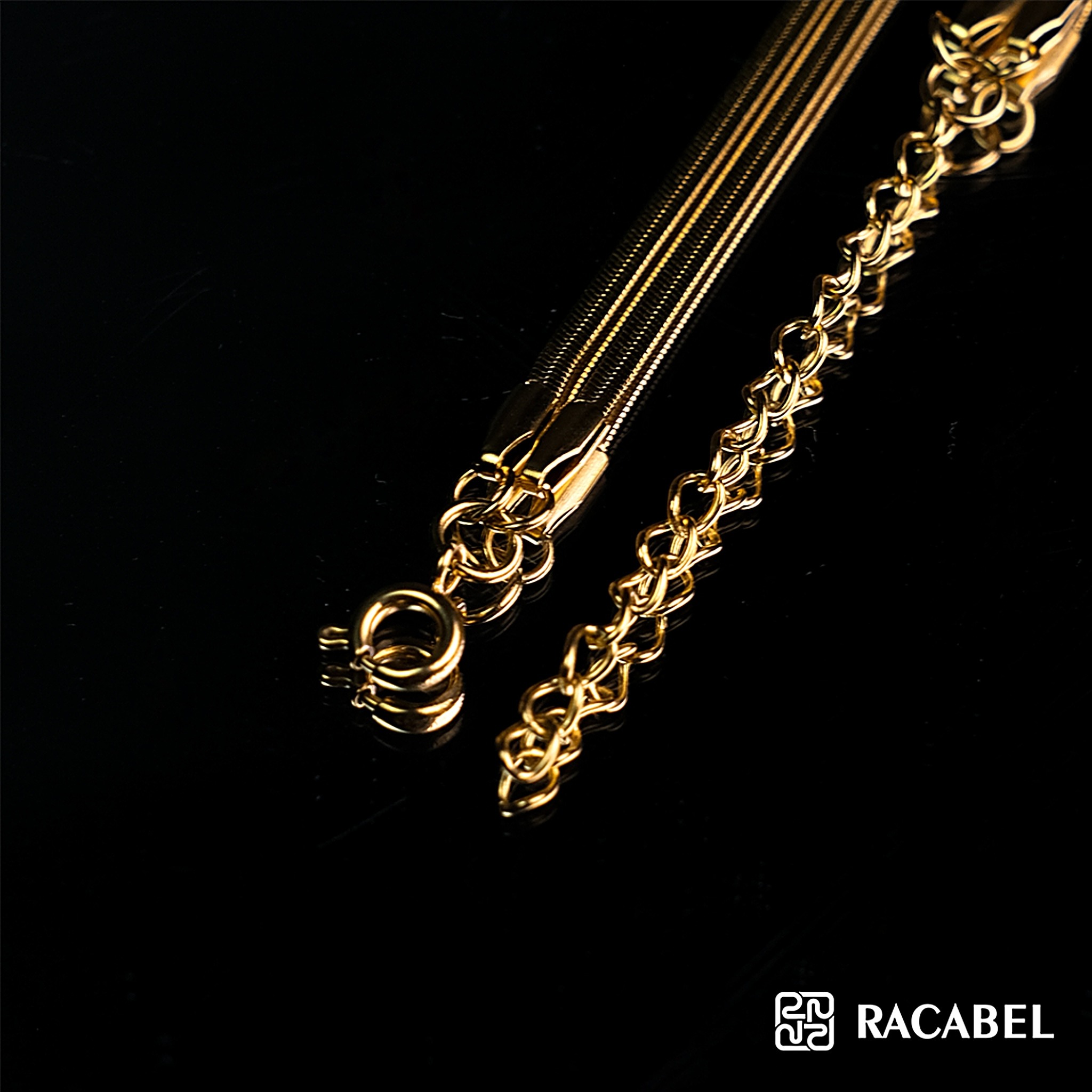 Racabel Gamelius Bracelet - Gelang Tangan Anti Karat Pria & Wanita Stainless Steel - Casual Series