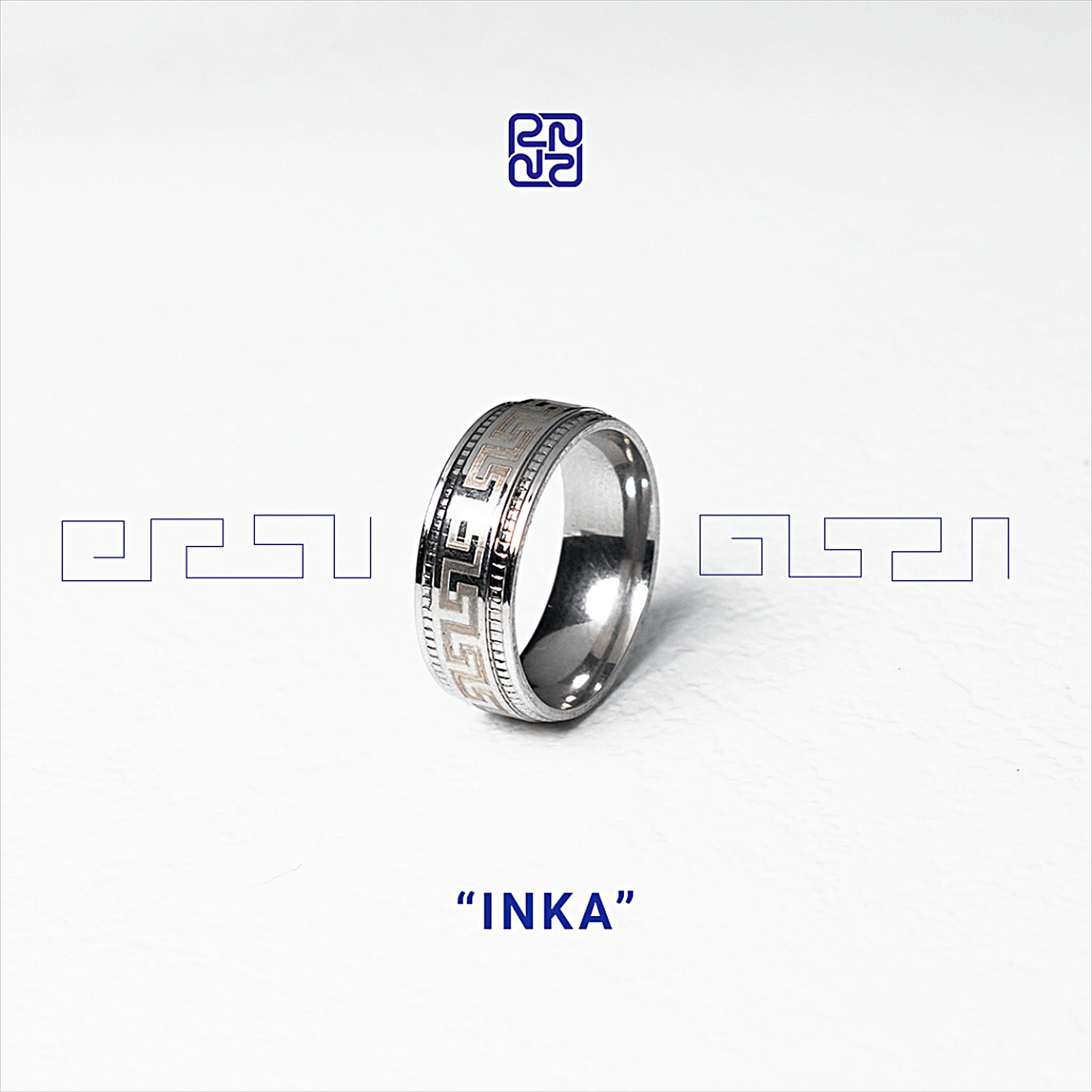 Racabel Inka Ring - Cincin Pria Wanita Titanium Anti Karat