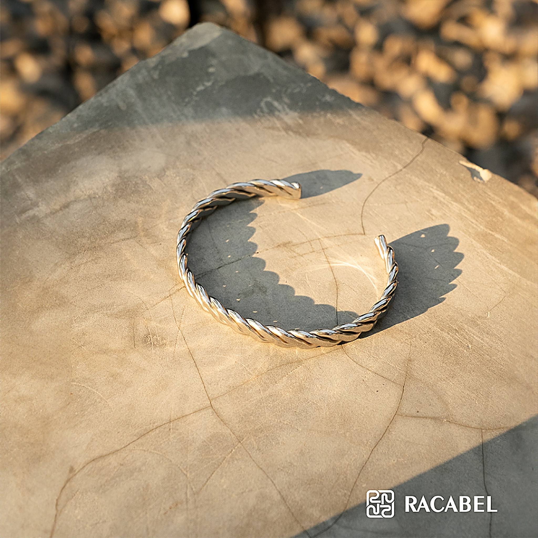 Racabel Kaleido Bangle - Gelang Pria Wanita Stainless Steel Anti Karat