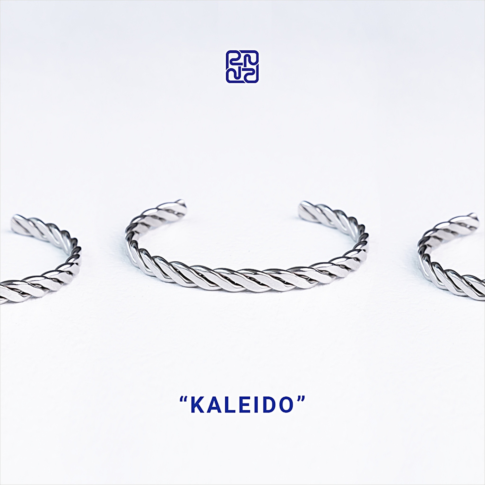 Racabel Kaleido Bangle - Gelang Pria Wanita Stainless Steel Anti Karat