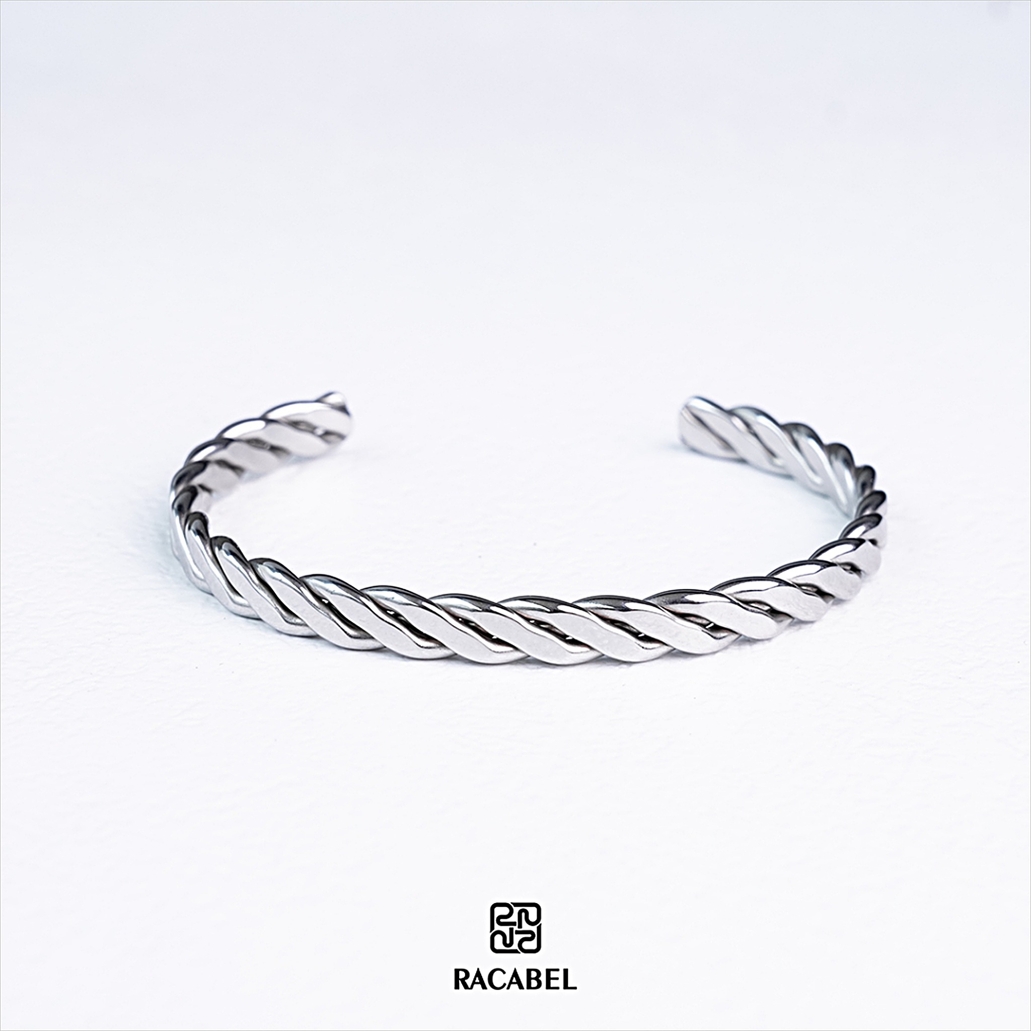 Racabel Kaleido Bangle - Gelang Pria Wanita Stainless Steel Anti Karat