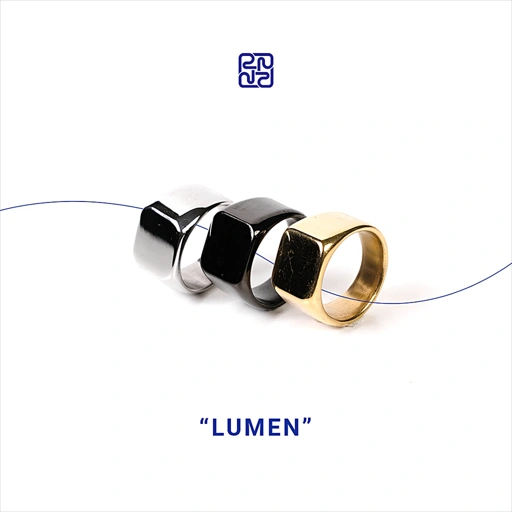 Racabel Lumen Ring - Cincin Pria Titanium Anti Karat