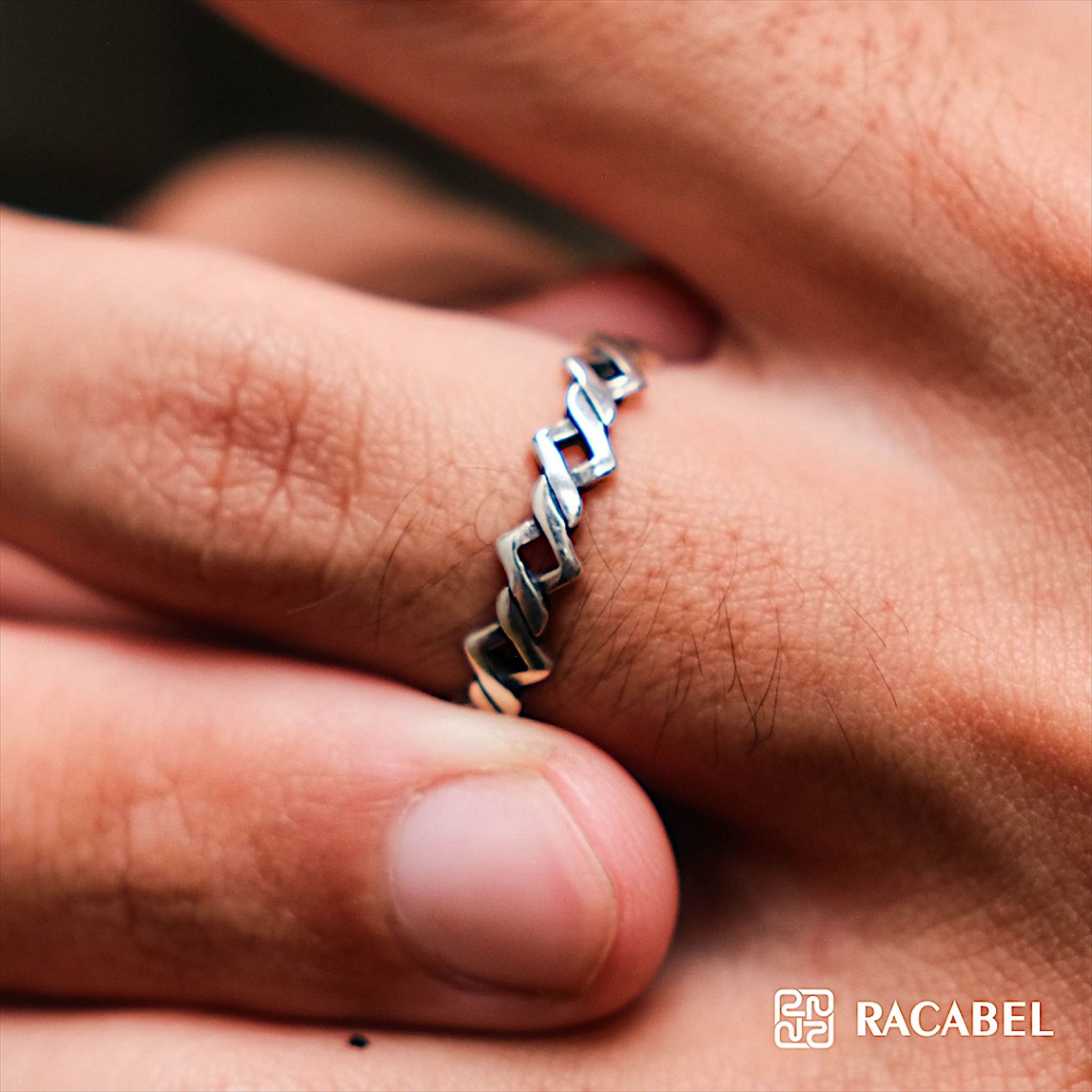 Racabel Raven Ring - Cincin Pria Wanita Sterling Silver 925 Anti Karat