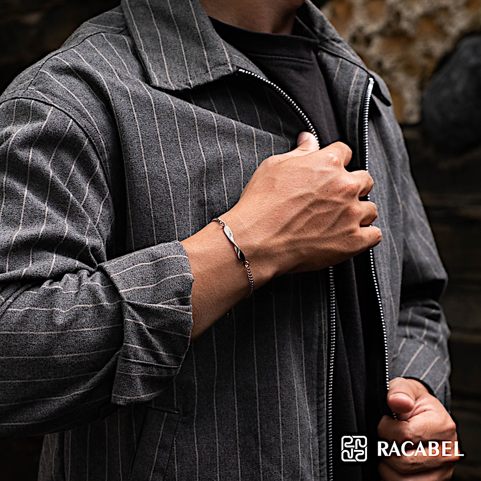 Racabel Seren Bracelet Unisex - Gelang Titanium Steel - Pria Wanita Anti Karat